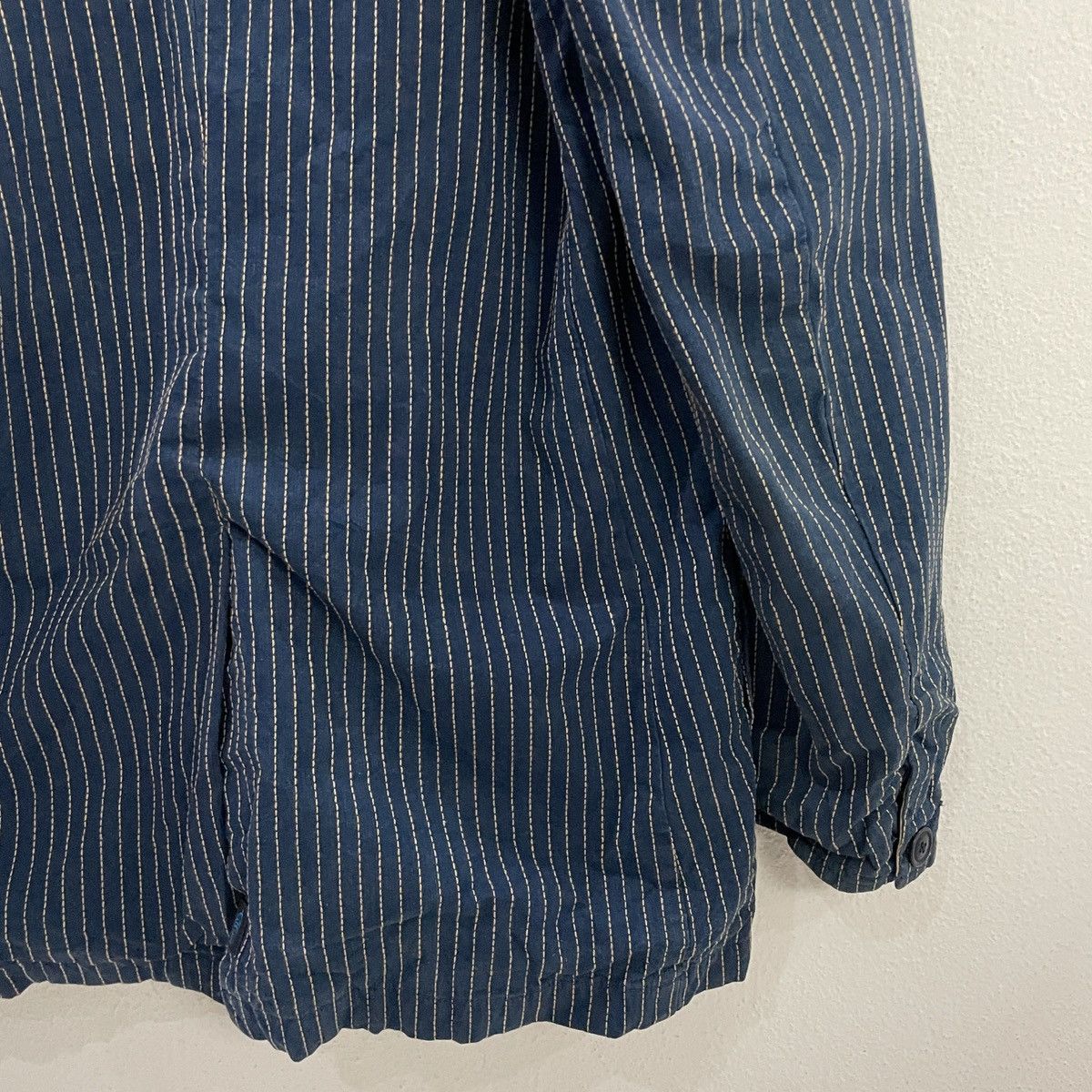 Indigo Vintage Indigo Hickory Stripe Workwear Jacket Size US M / EU 48-50 / 2 - 9 Thumbnail