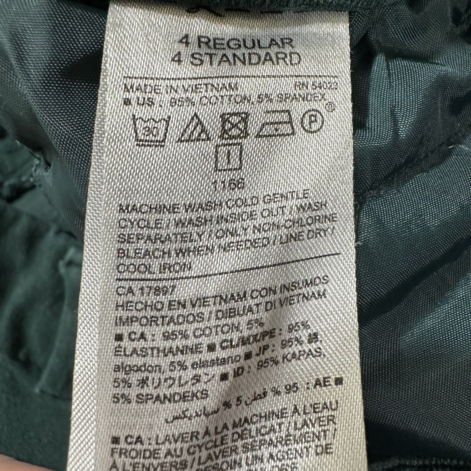Old Navy Old Navy Pixie 4 Mid Rise Pants Dark Green Stretch (28x24) Size 27" / US 4 / IT 40 - 6 Thumbnail