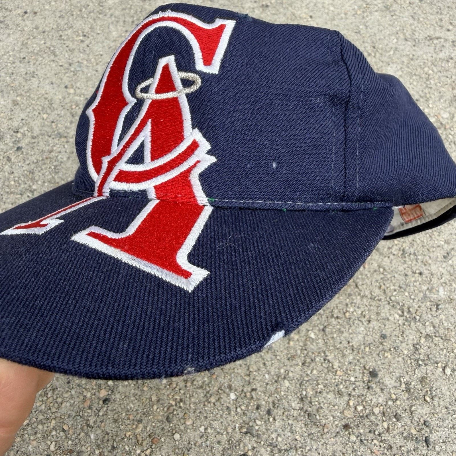 American Needle × MLB × Vintage Vintage American Needle California Angels Wool Snapback Hat Size ONE SIZE - 2 Thumbnail