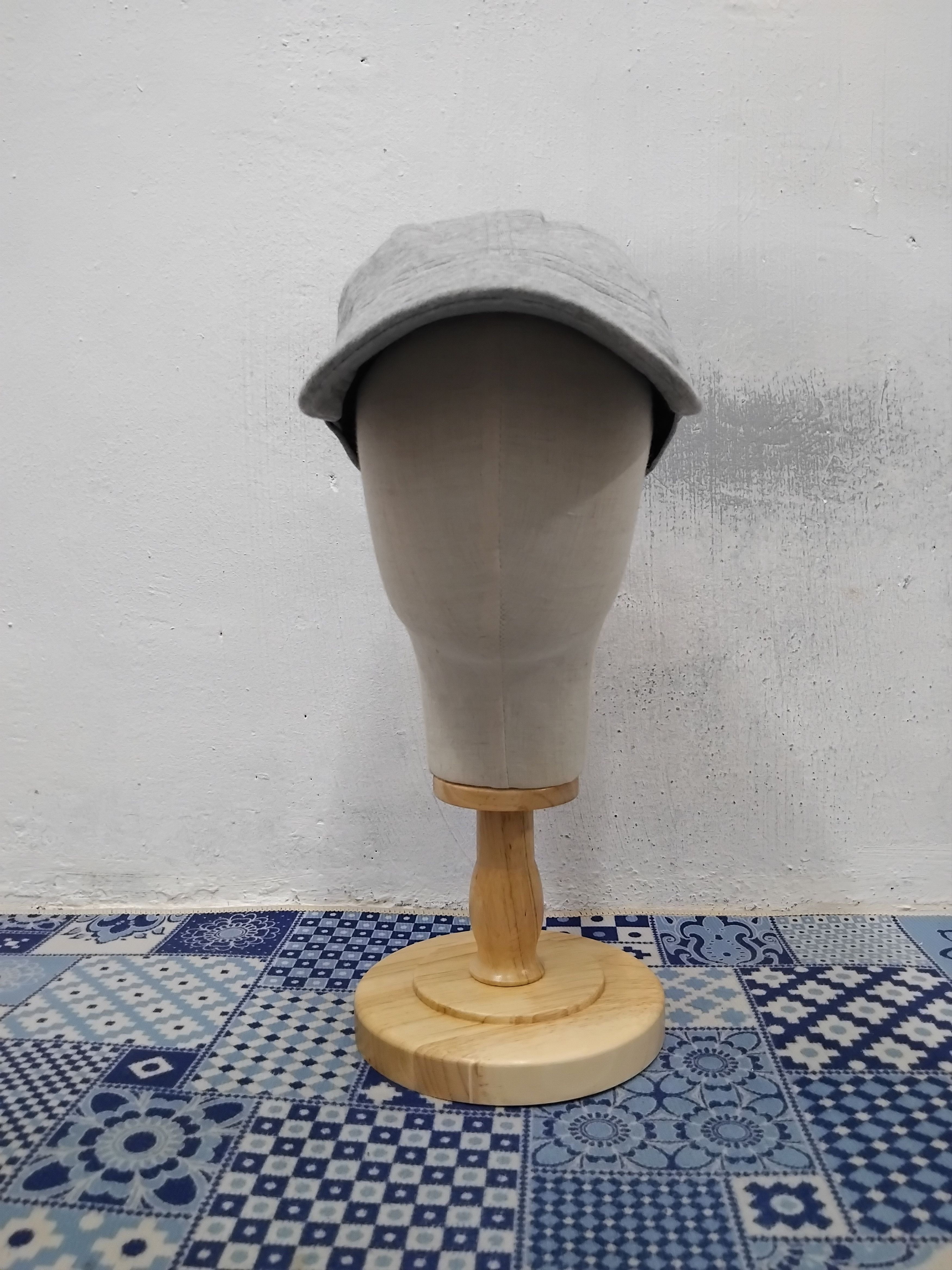 Japanese Brand Unnamed grey colour Japanese style cap Size ONE SIZE - 2 Thumbnail