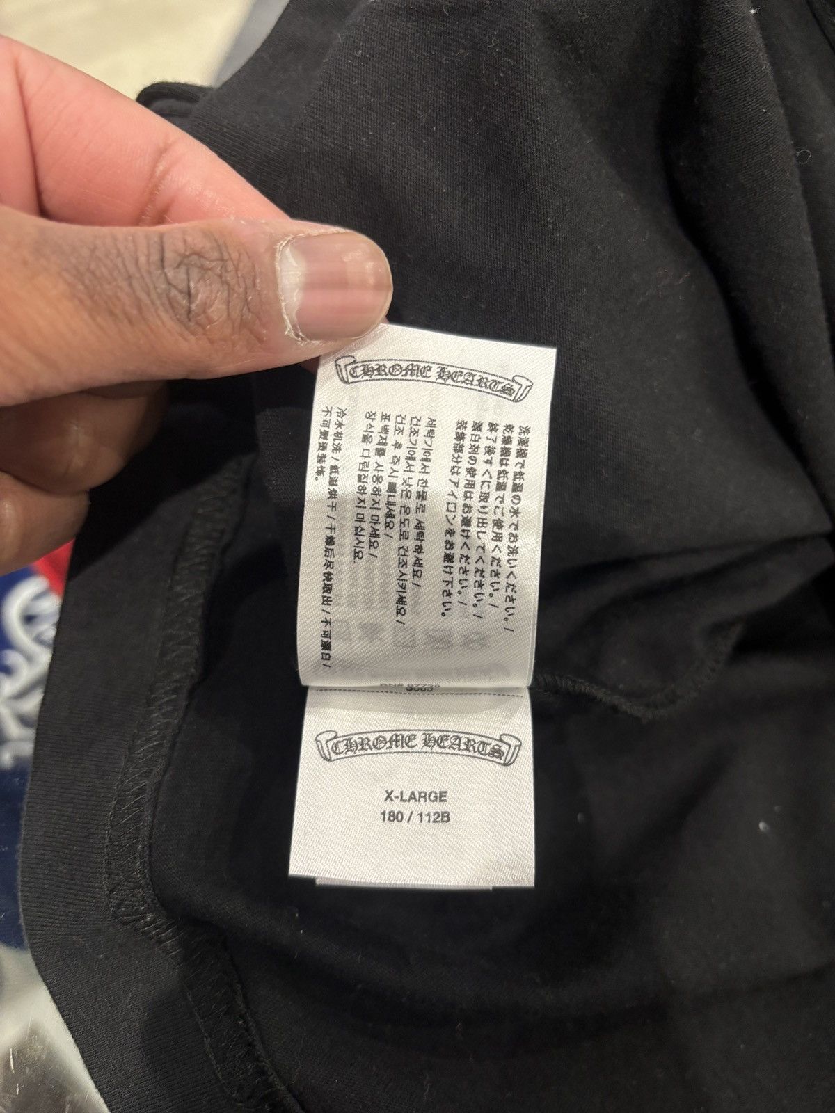 Chrome Hearts Chrome Hearts Scroll Logo Long Sleeve Shirt Black Size: XL Size US XL / EU 56 / 4 - 8 Thumbnail