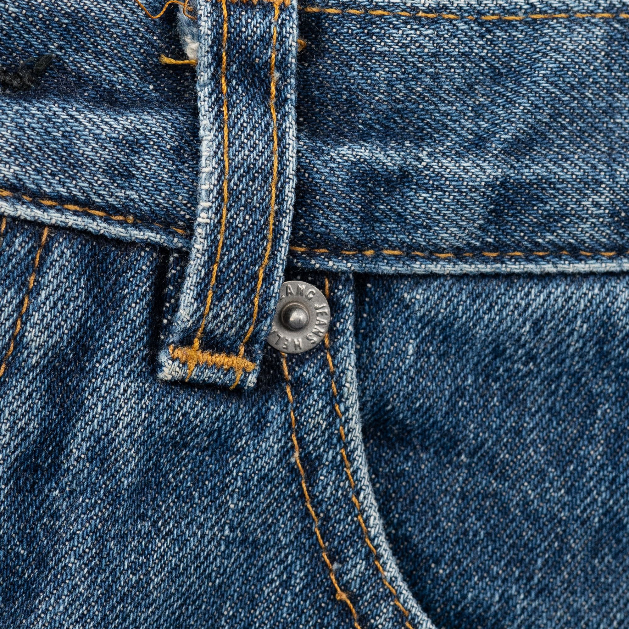 Helmut Lang Vintage Unhemmed Italian Cut Washed Denim Size US 28 / EU 44 - 4 Thumbnail