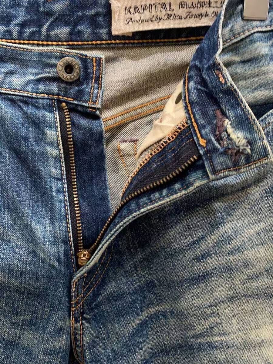 Kapital Distressed Denim Jeans Size US 30 / EU 46 - 4 Thumbnail