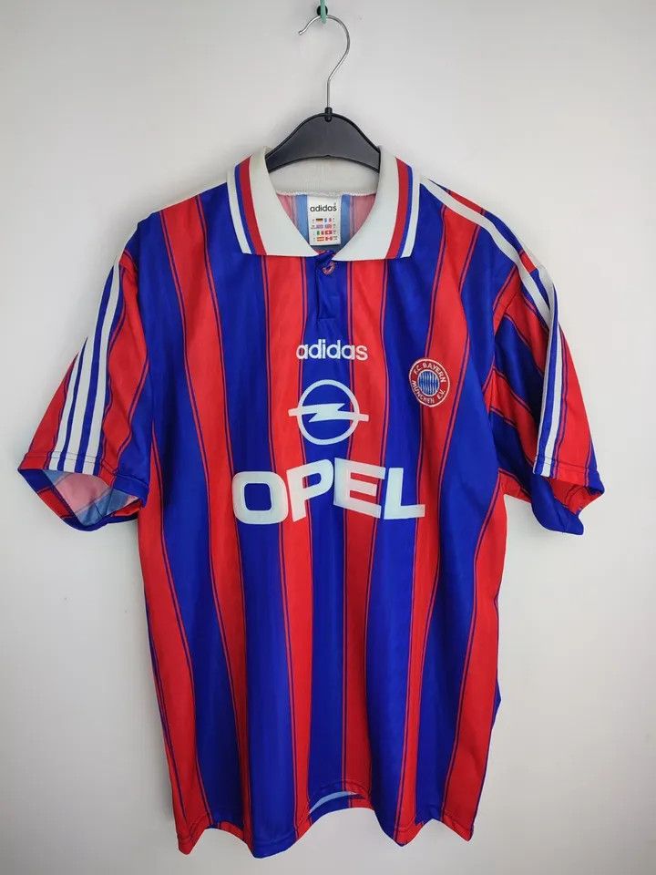 Adidas 1995/97 FC Bayern Munich Munchen #18 KLINSMANN signature Size US L / EU 52-54 / 3 - 9 Thumbnail