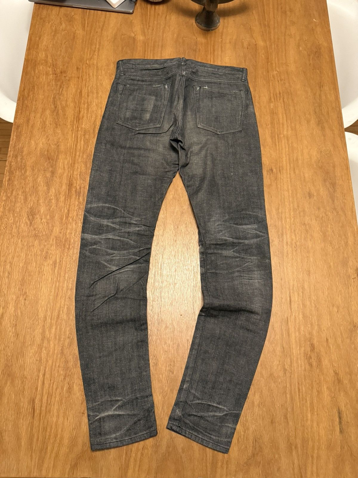 Fabric Brand & Co. Fabric brand and Co. Gray/black light wash salvage denim. Size US 29 - 6 Thumbnail