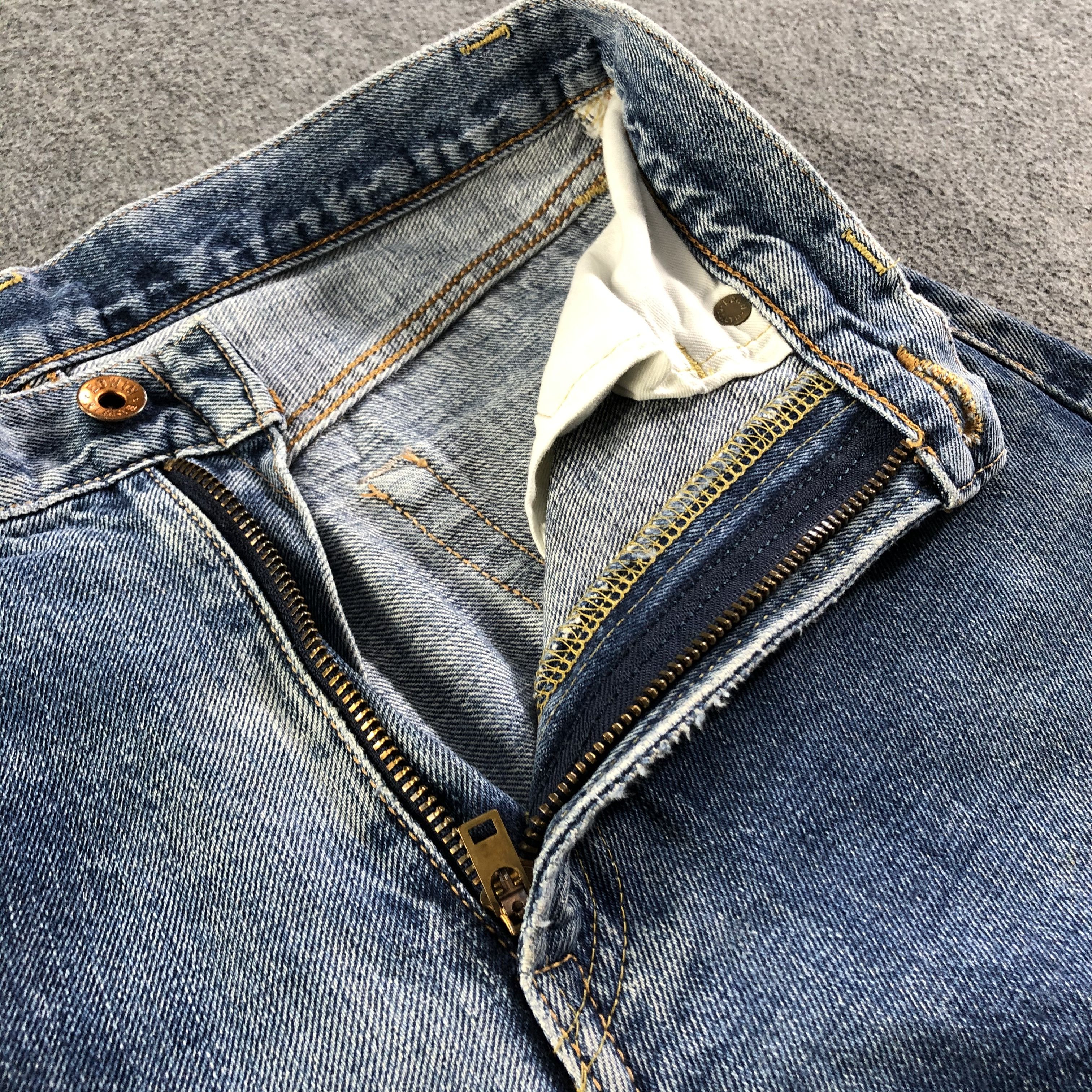 Edwin Vintage Blue Wash Edwin 505 Selvedge Jeans-J2965 Size US 28 / EU 44 - 8 Thumbnail
