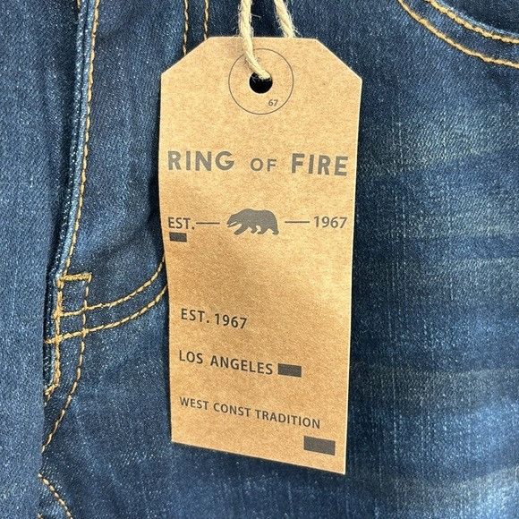 Ring Of Fire Ring of Fire Slim Fit Dark Wash Jeans Men’s 30” x 30” Blue Size US 30 / EU 46 - 5 Thumbnail