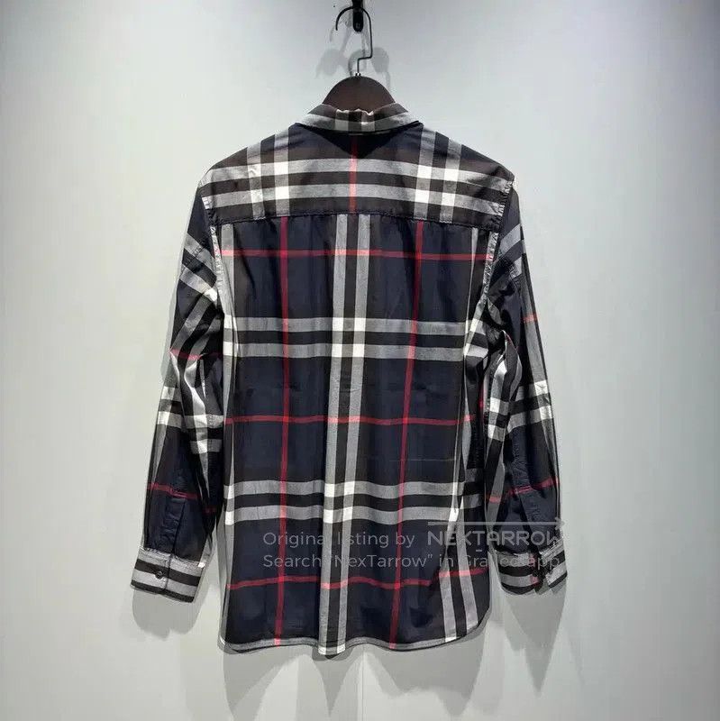 Burberry Burberry Men's Blue Cotton Shirt. Size US M / EU 48-50 / 2 - 2 Thumbnail