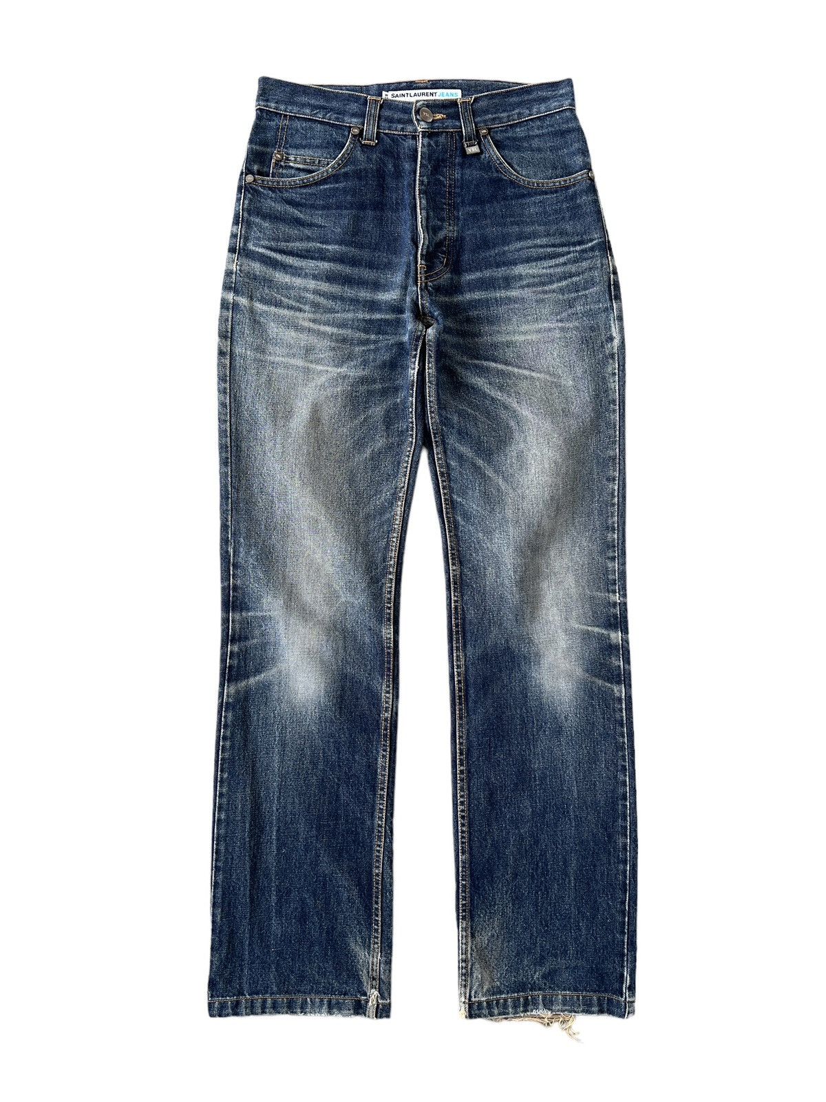 Yves Saint Laurent Saint Laurent Jeans Raw Aging Fading Size US 28 / EU 44 - 2 Thumbnail
