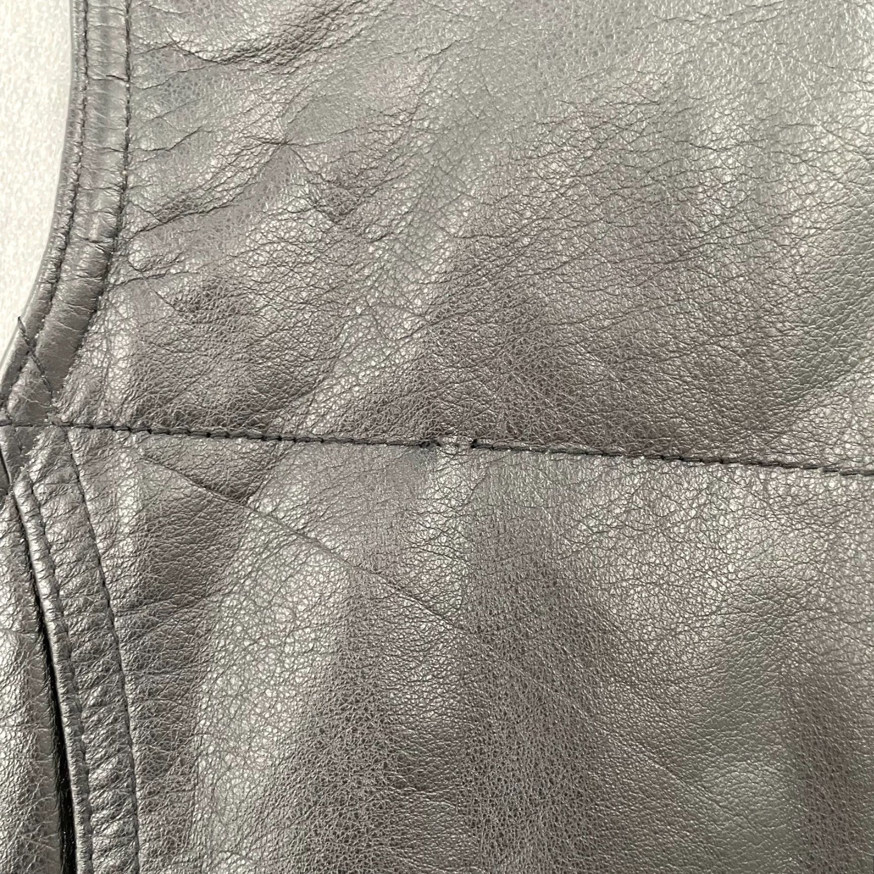 Gap VINTAGE Gap Leather Vest Womens XS Black Solid 90s Sleeveless Short Zip Pockets Ladies Size XS / US 0-2 / IT 36-38 - 5 Thumbnail