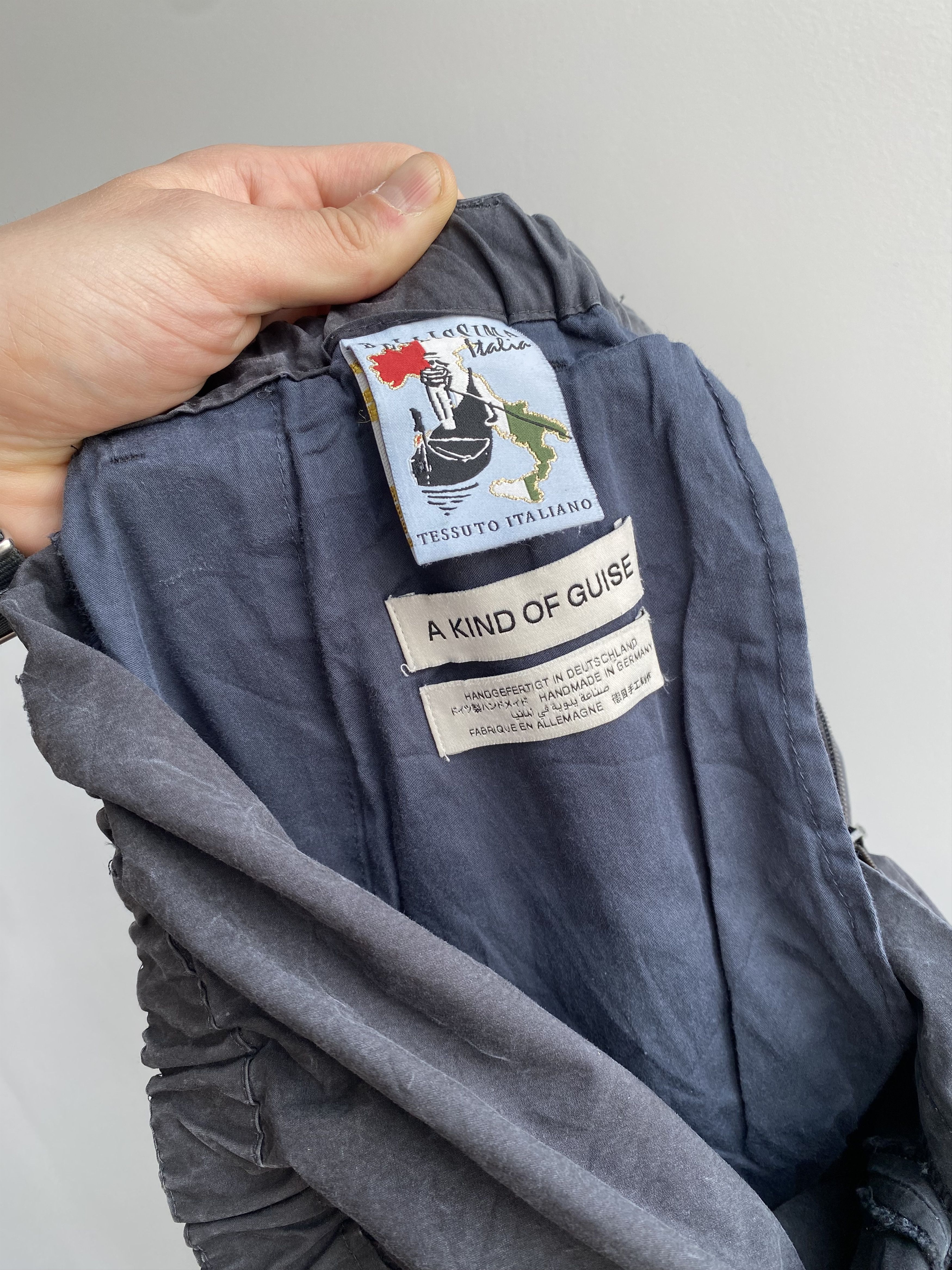 A Kind Of Guise A Kind of Guise Elasticated Wide Trousers in Seersucker Size US 30 / EU 46 - 10 Thumbnail