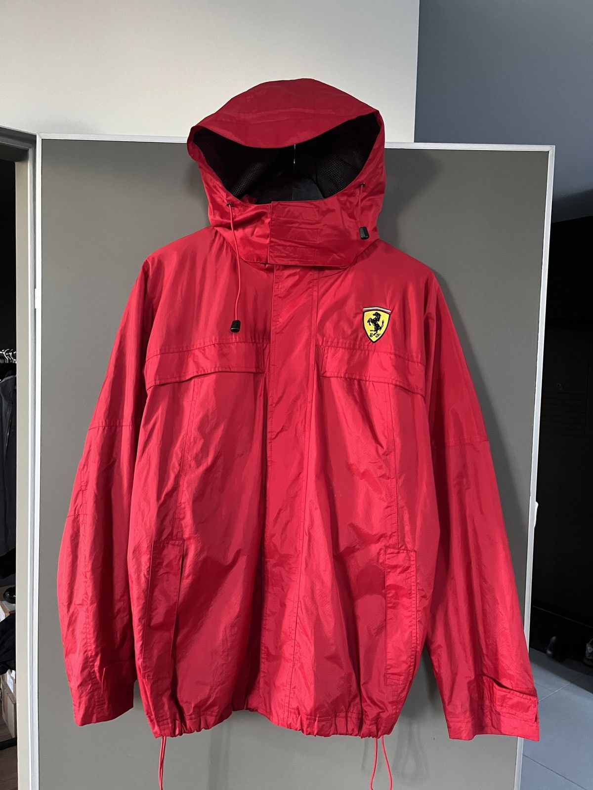 Ferrari Ferrari Official Red Parka Windbreaker Jacket F1 Size US L / EU 52-54 / 3 - 1 Thumbnail