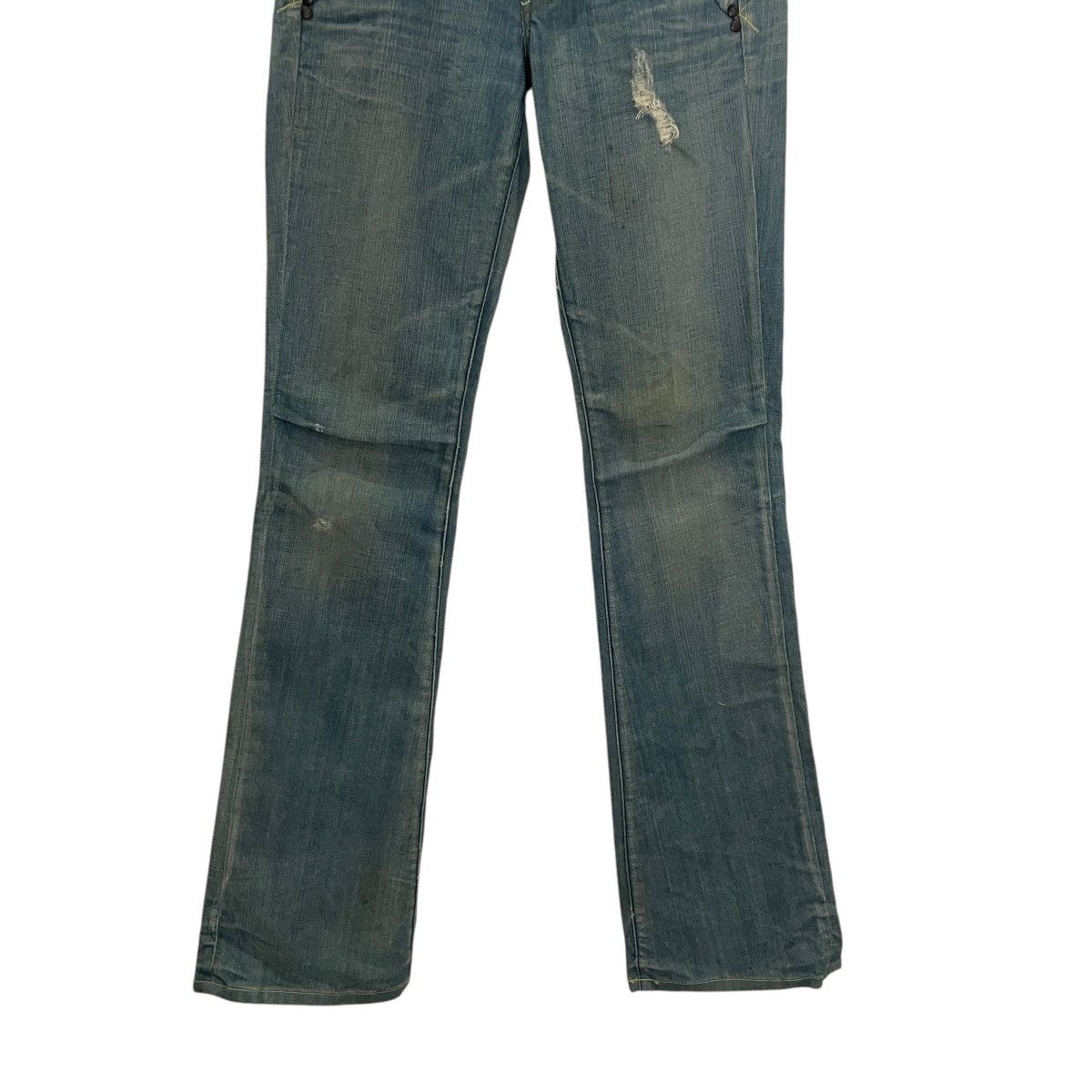 Japanese Brand Vintage Yanux Distressed Denim Size 29" - 2 Thumbnail