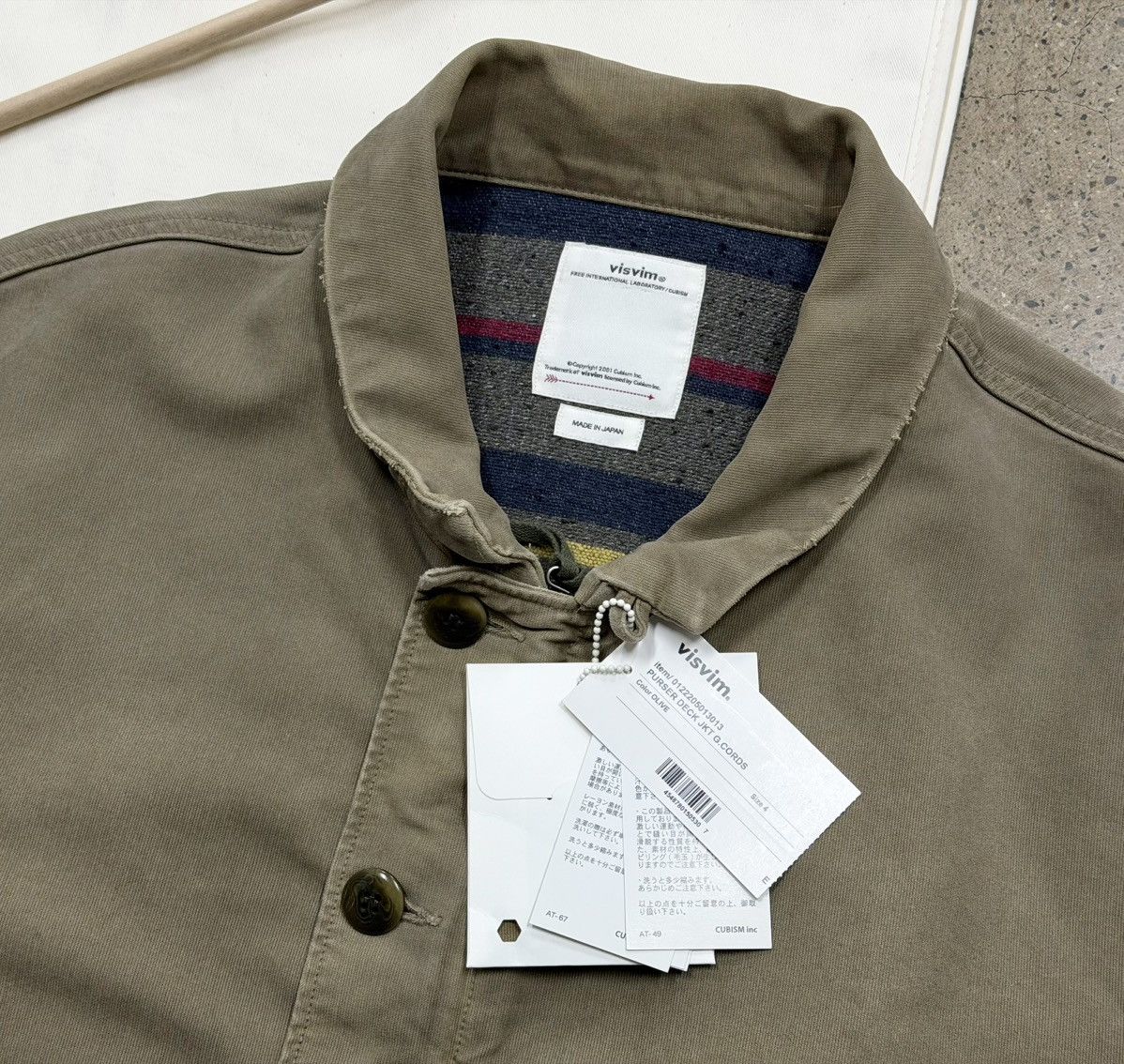 Visvim Visvim 22aw Purser Deck Jkt G.cords，size 4 Size US XL / EU 56 / 4 - 7 Thumbnail