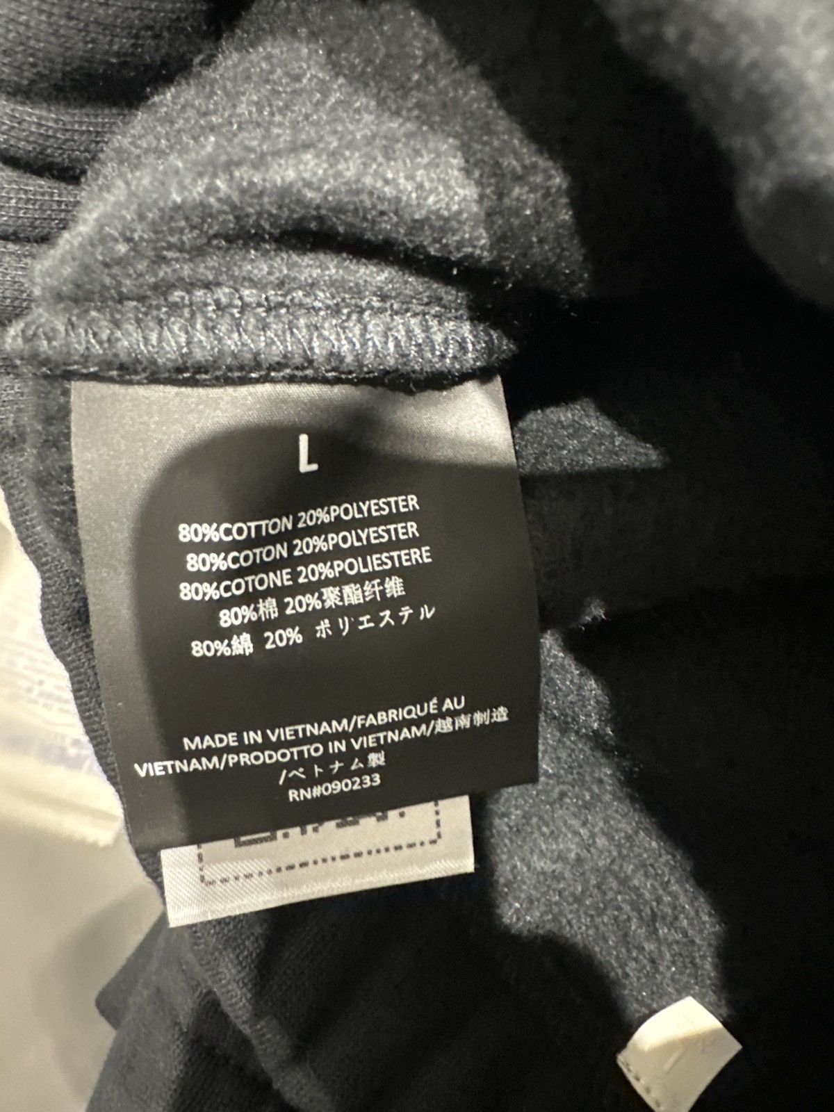 Essentials ESSENTIALS - Vintage Fleece Sweatpant Jet Black Size US 34 / EU 50 - 4 Thumbnail