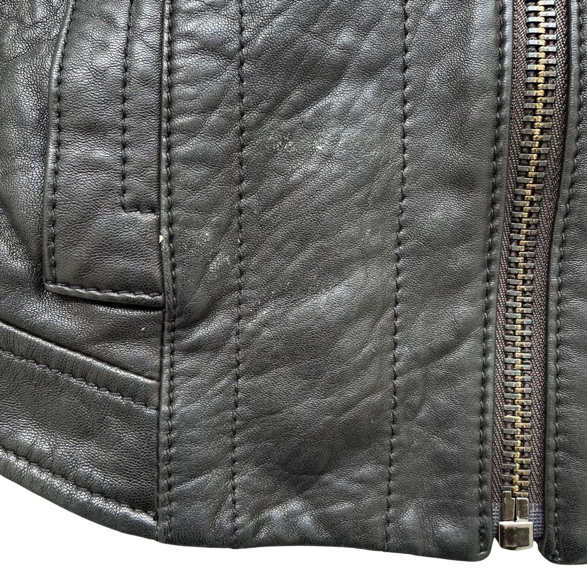 Designer × Juicy Couture × Vintage Vintage Juicy Couture Leather Biker Jacket Size Medium Size M / US 6-8 / IT 42-44 - 6 Thumbnail