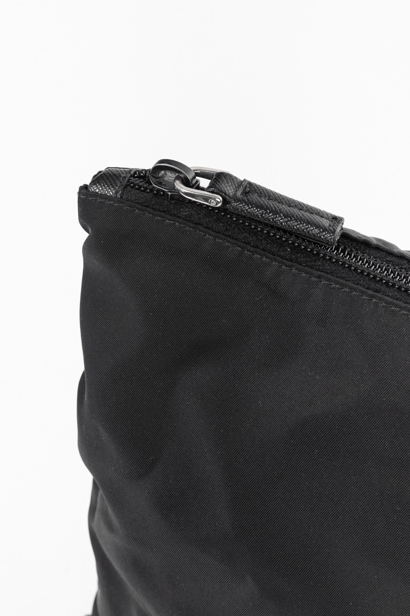 Prada Prada Nero Tessuto Nylon Logo Clutch Size ONE SIZE - 7 Thumbnail