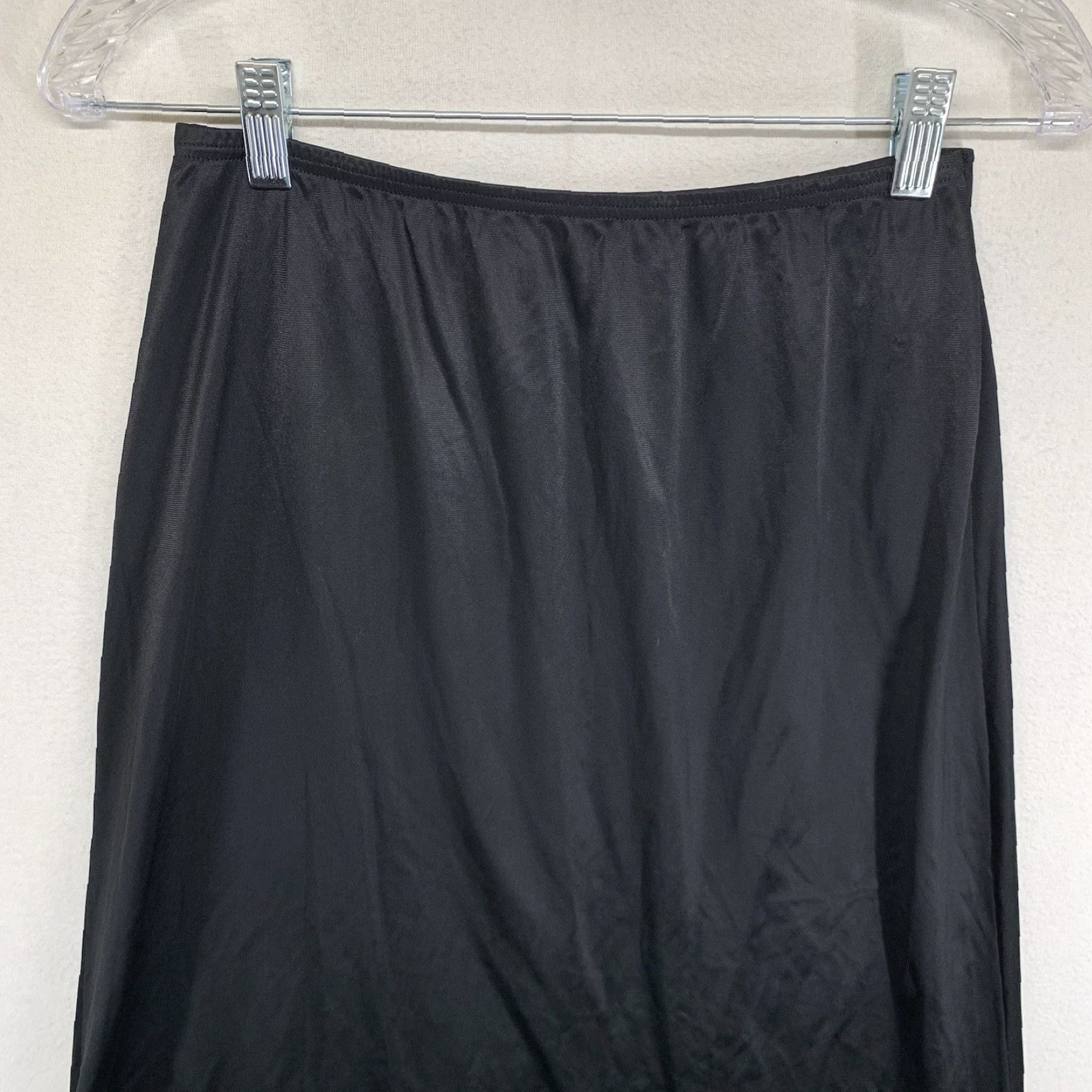 Vintage VINTAGE Kayser Black Nylon Slip Women’s Medium 28in Waist 1970s Retro Rockabilly Made in USA Size ONE SIZE - 7 Thumbnail