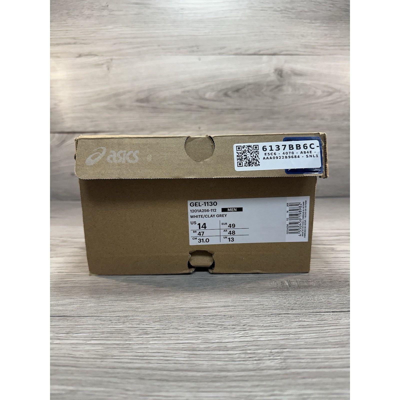 Asics Asics Gel 1130 White Clay Grey - Size 14 (Damaged Box) Size US 14 / EU 47 - 8 Thumbnail