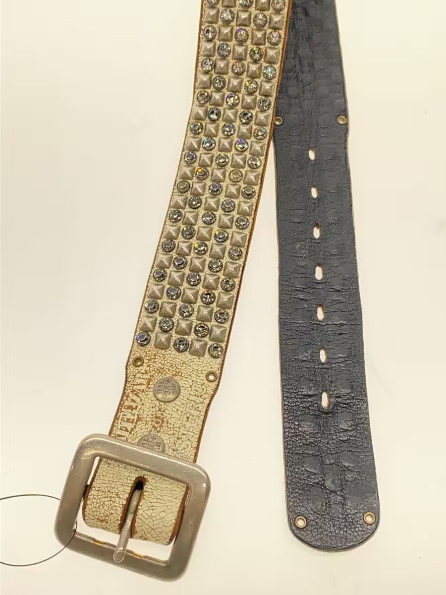 Hysteric Glamour Baltazar Crystal Studded Leather Belt Size ONE SIZE - 2 Thumbnail