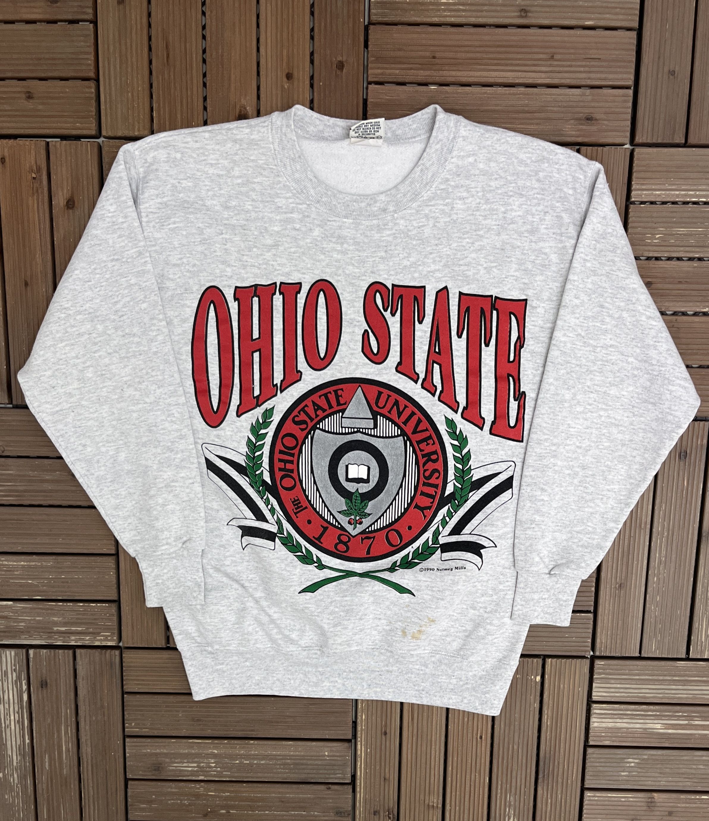 Nutmeg × Vintage Ohio State Buckeyes Vintage Sweater Crewneck Size US L / EU 52-54 / 3 - 1 Thumbnail
