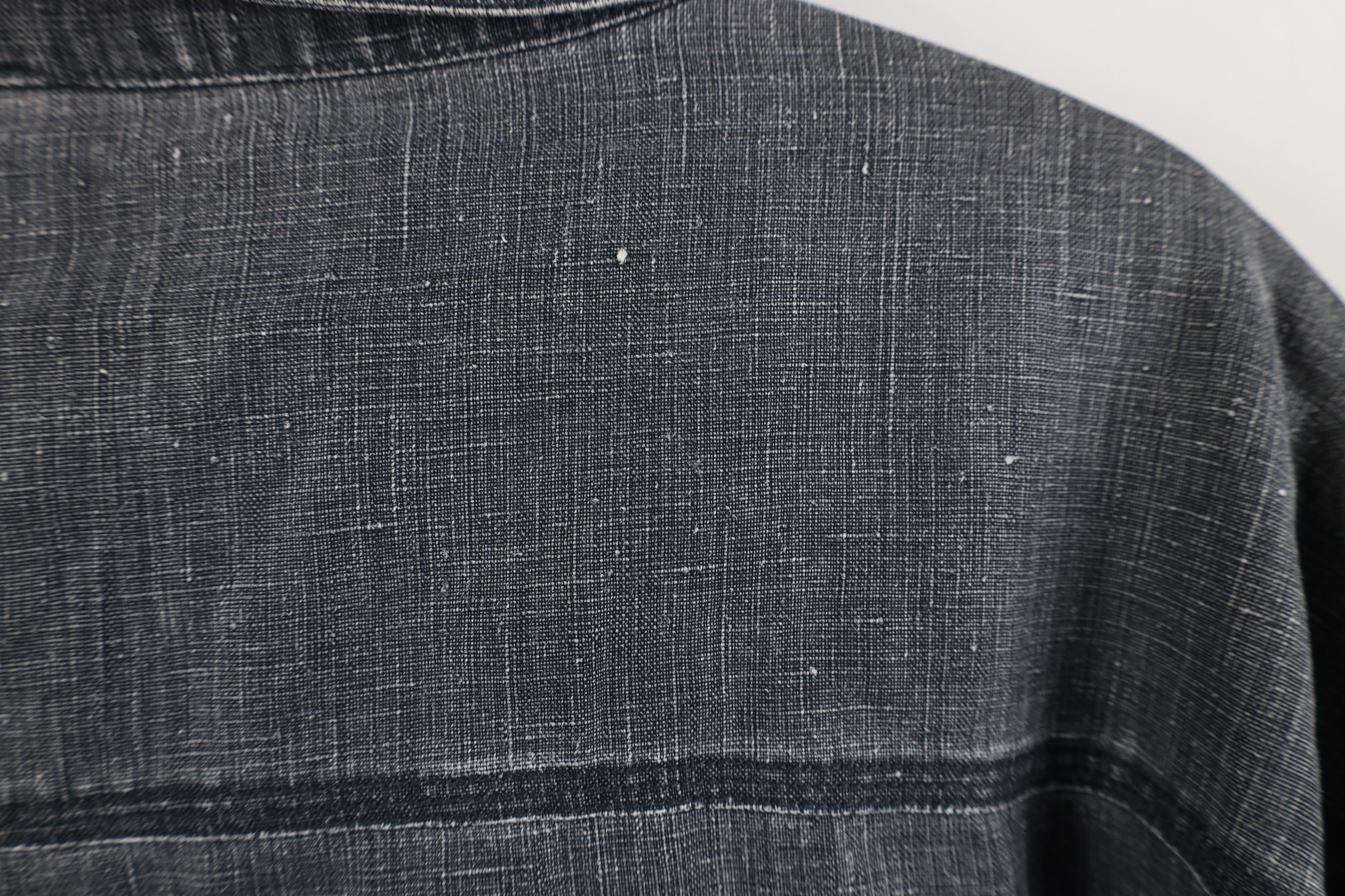 Pelle Pelle Vintage 90s Y2K Pelle Pelle Chambray Linen Button Shirt Size US XXL / EU 58 / 5 - 12 Thumbnail