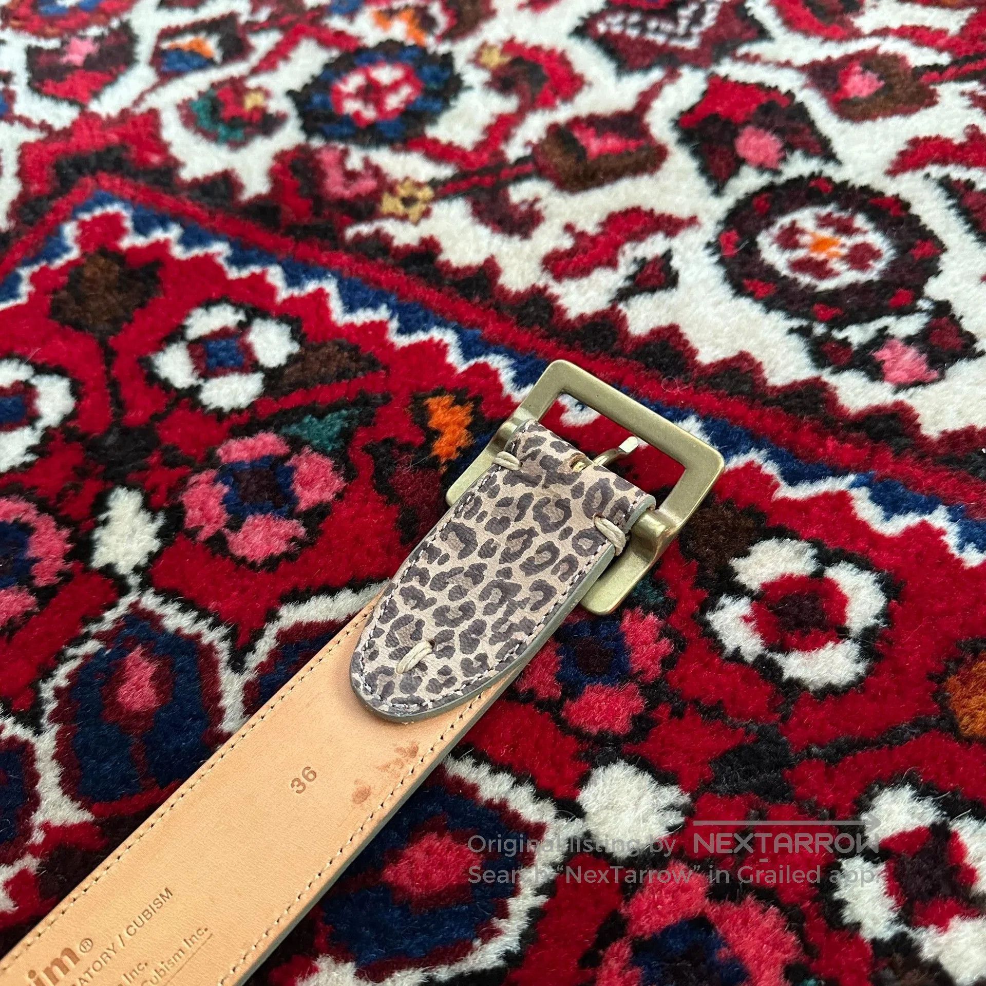 Visvim visvim 17ss Leopard Print Belt 36. Size ONE SIZE - 7 Thumbnail