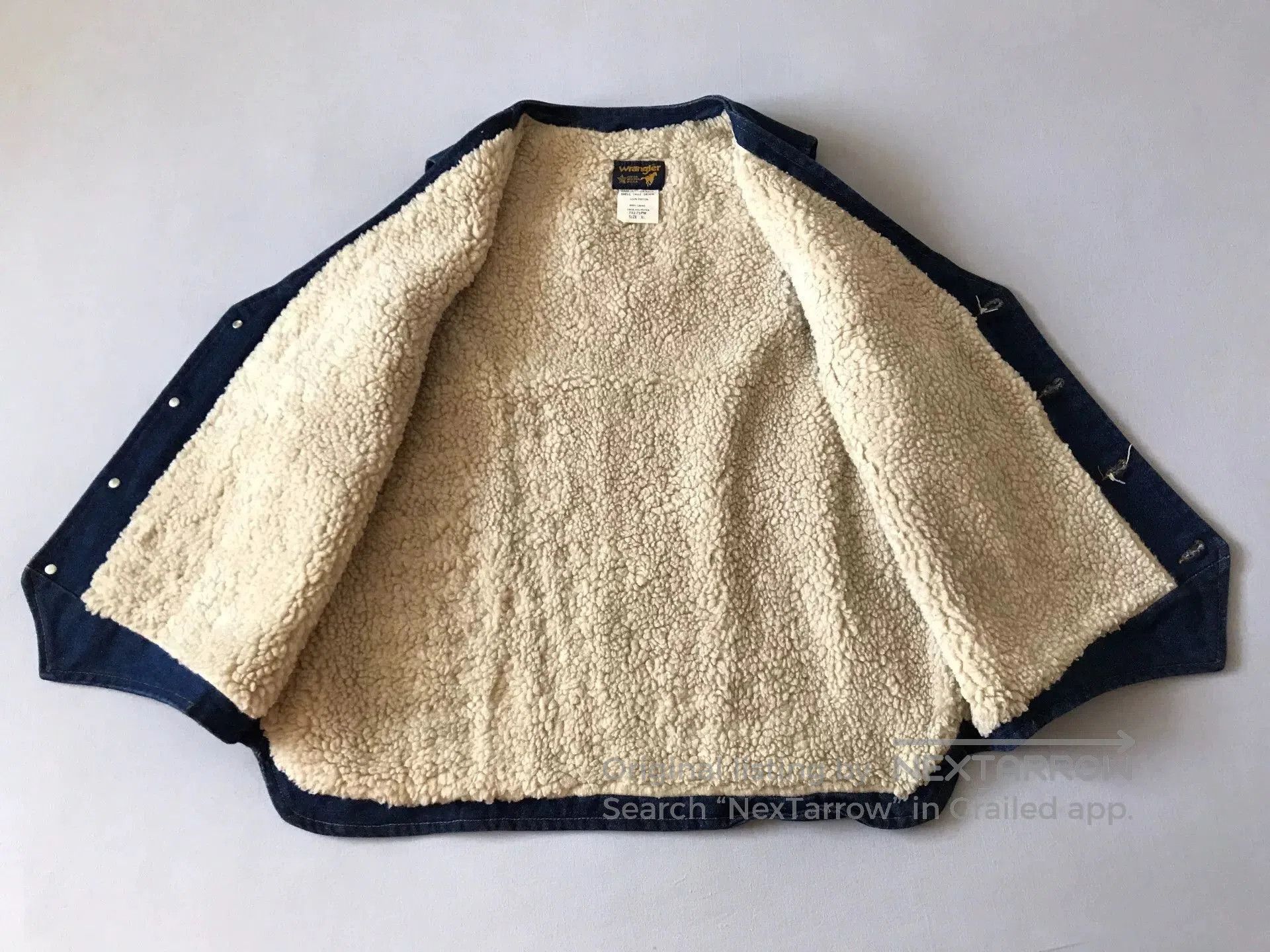 Wrangler 80s Wrangler Sherpa Lined Denim Vest. Size US XL / EU 56 / 4 - 3 Thumbnail