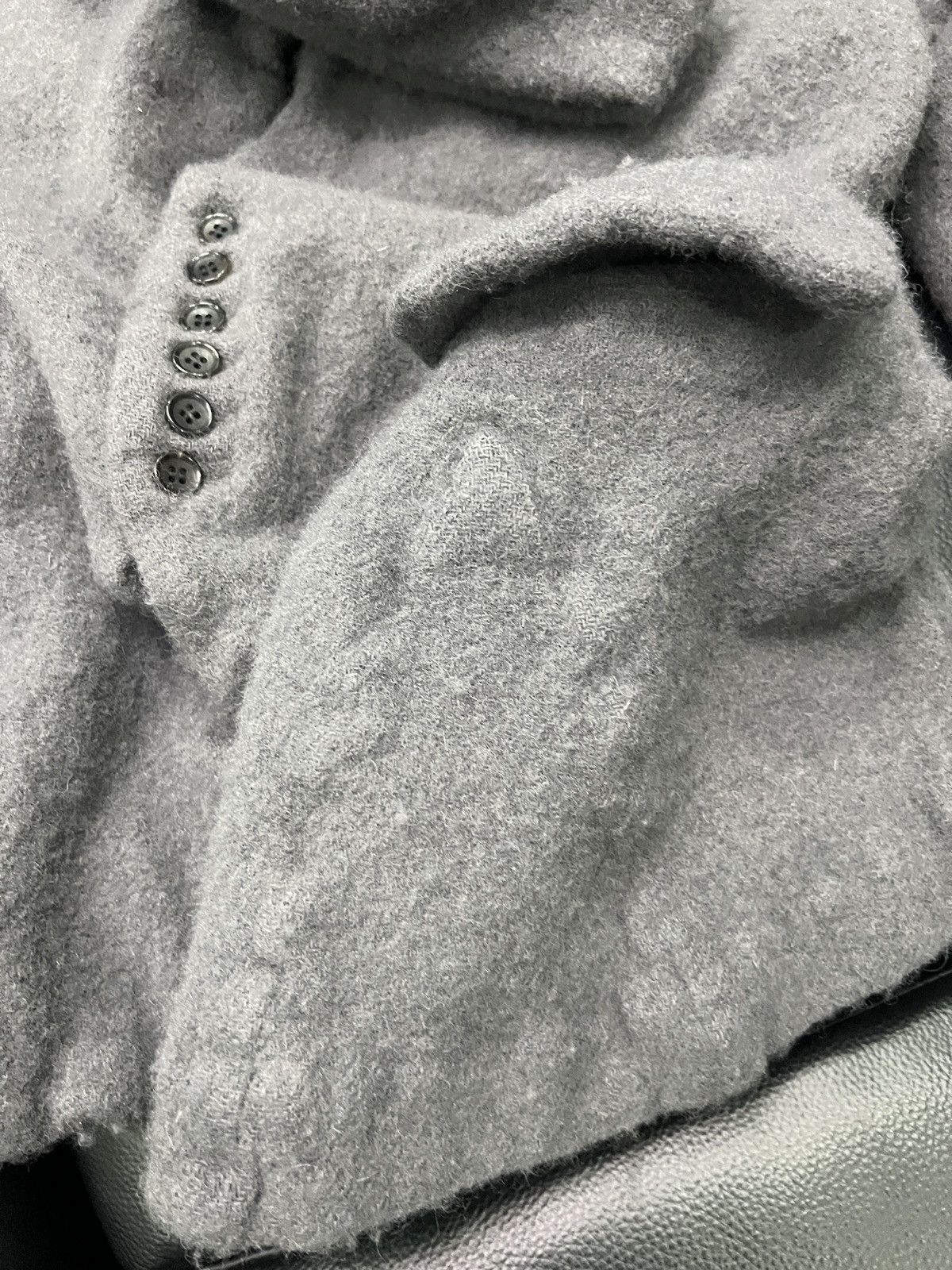 Comme des Garcons Homme Plus Comme des Garçons Homme Plus FW22 Runway Felted Pleated Butt Size 42L - 21 Thumbnail