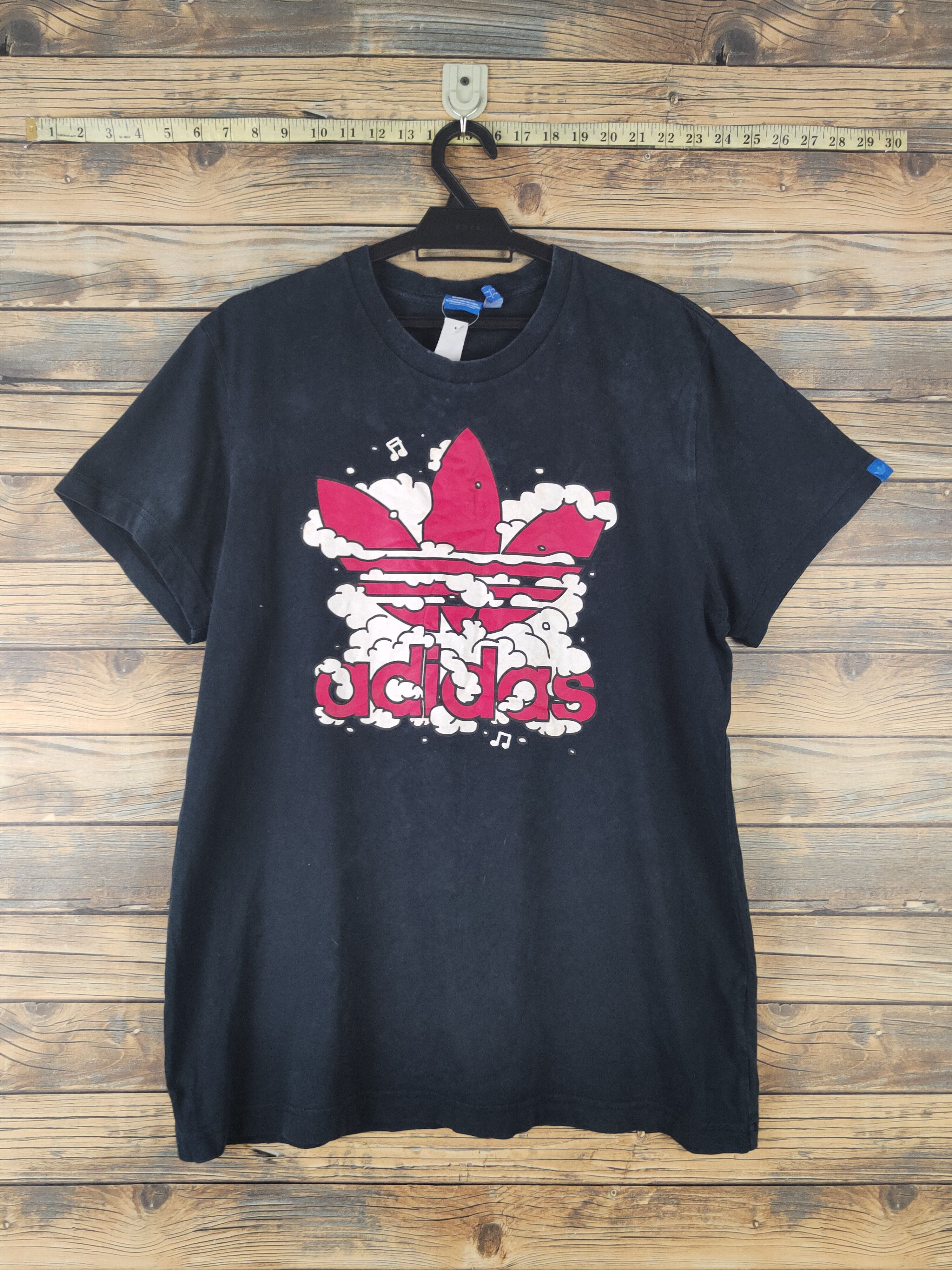 DL Adidas Black Short Sleeve T-shirt #1608