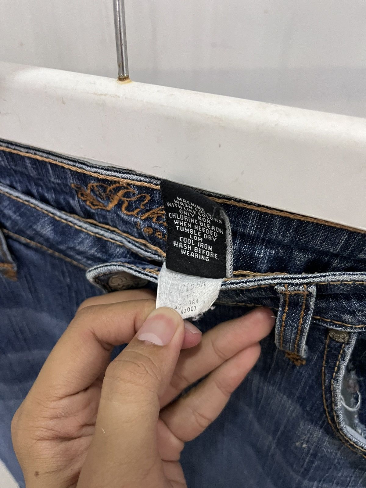 Designer × Japanese Brand Vtg Kikit Designer Denim pants W34 Size 34" / US 12 / IT 48 - 6 Thumbnail