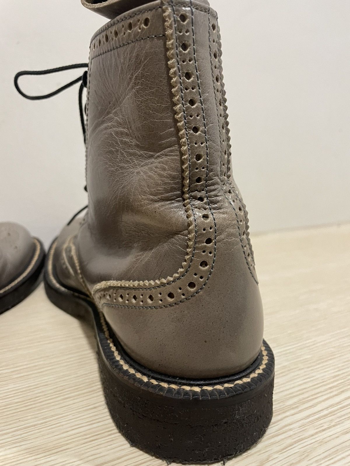 Dry Bones 603 DSHC008 Dry Bones Wingtip Boots Size US 8.5 / EU 41-42 - 7 Thumbnail