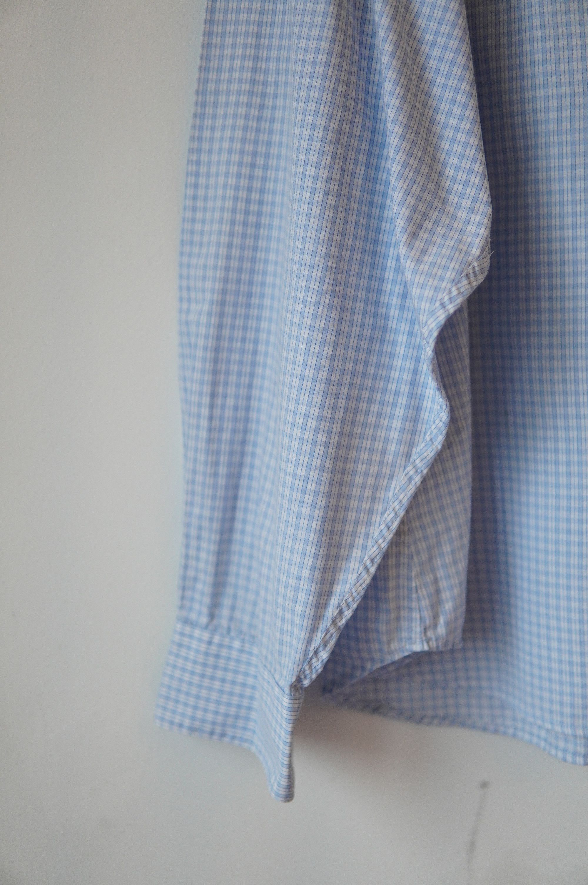 Saint Laurent Paris YSL Saint Lauren Checkered Oversized Blue Shirt Size US XXL / EU 58 / 5 - 6 Thumbnail