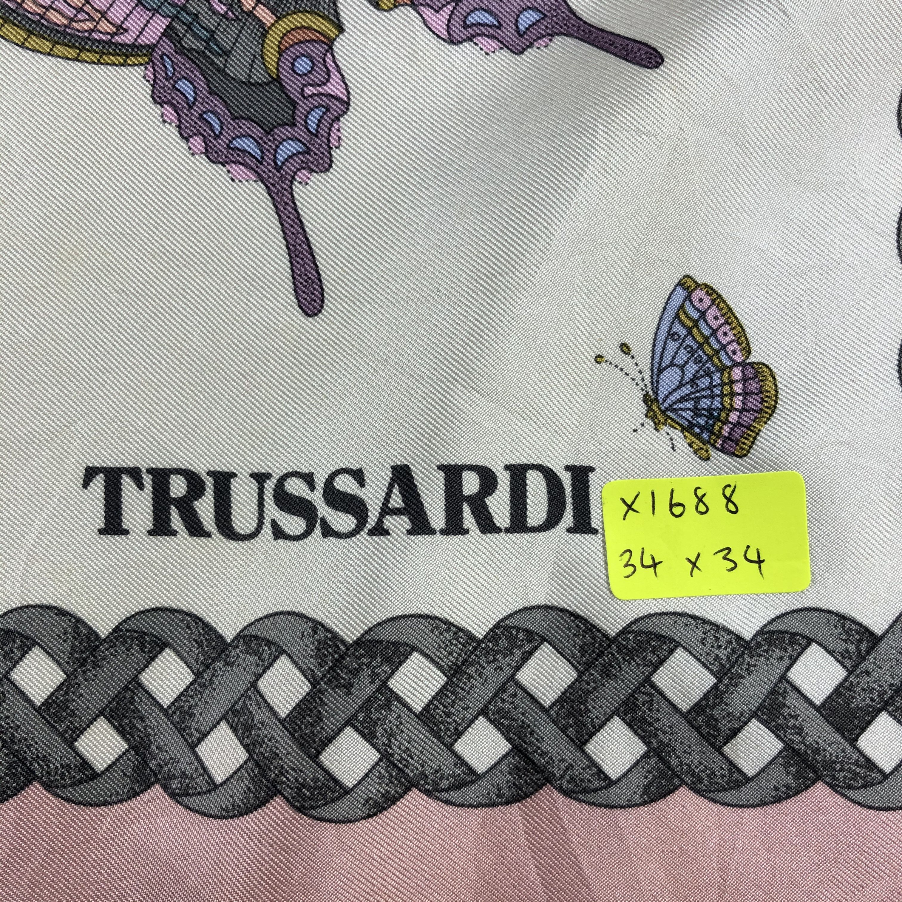 Trussardi Vintage Trussardi Silk Scarf Size ONE SIZE - 7 Thumbnail