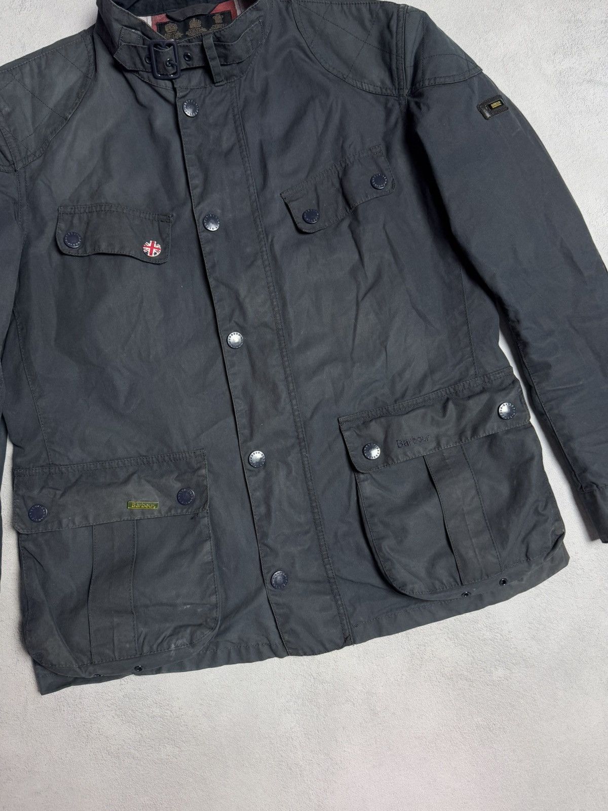Barbour Barbour International Simonside Wax Cotton Jacket Size US M / EU 48-50 / 2 - 4 Thumbnail