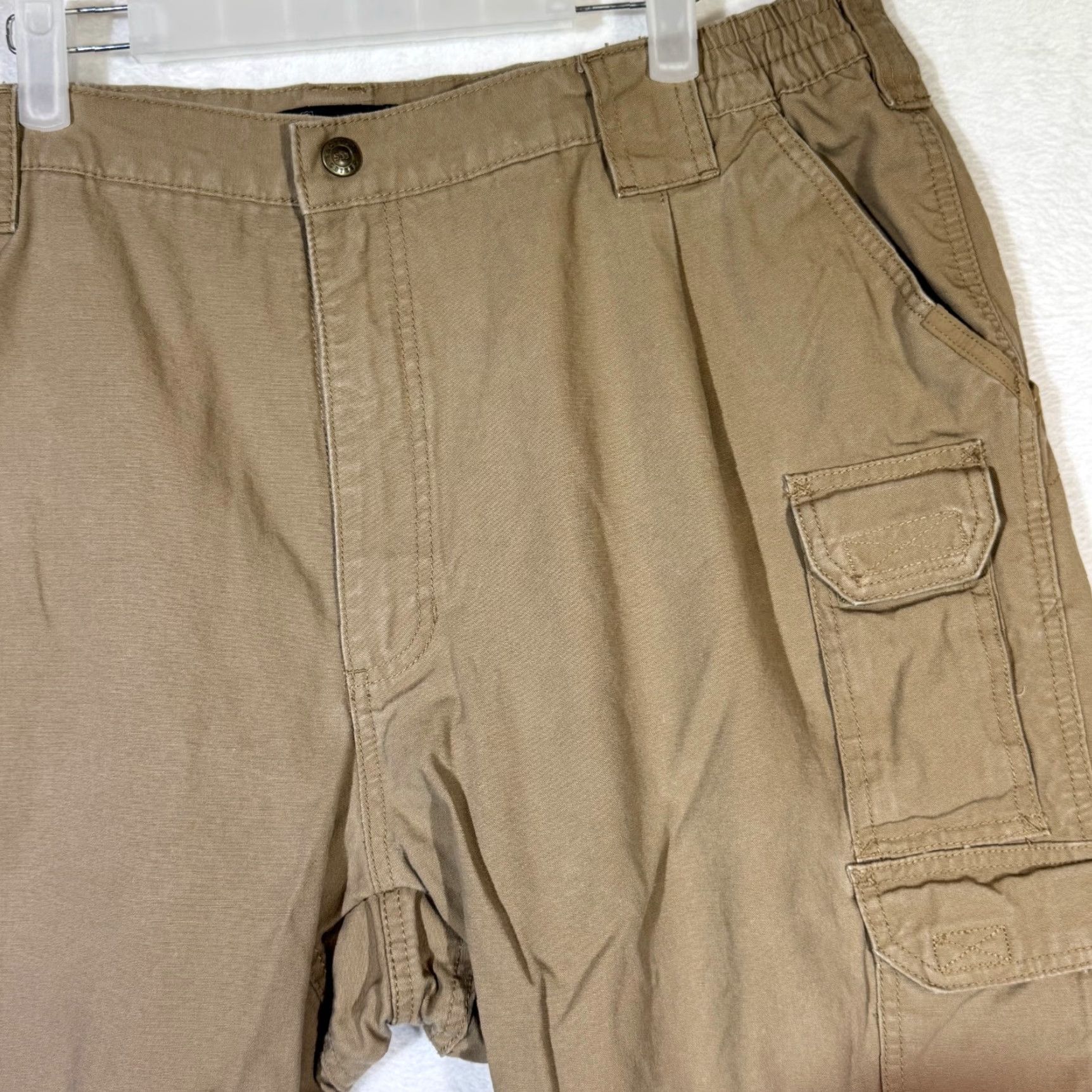 Vintage 5.11 Tactical Cargo Pants Men 40x32 Beige 100% Cotton Workwear Utility Pants Mens Big Pockets Cargo Size US 40 / EU 56 - 5 Thumbnail