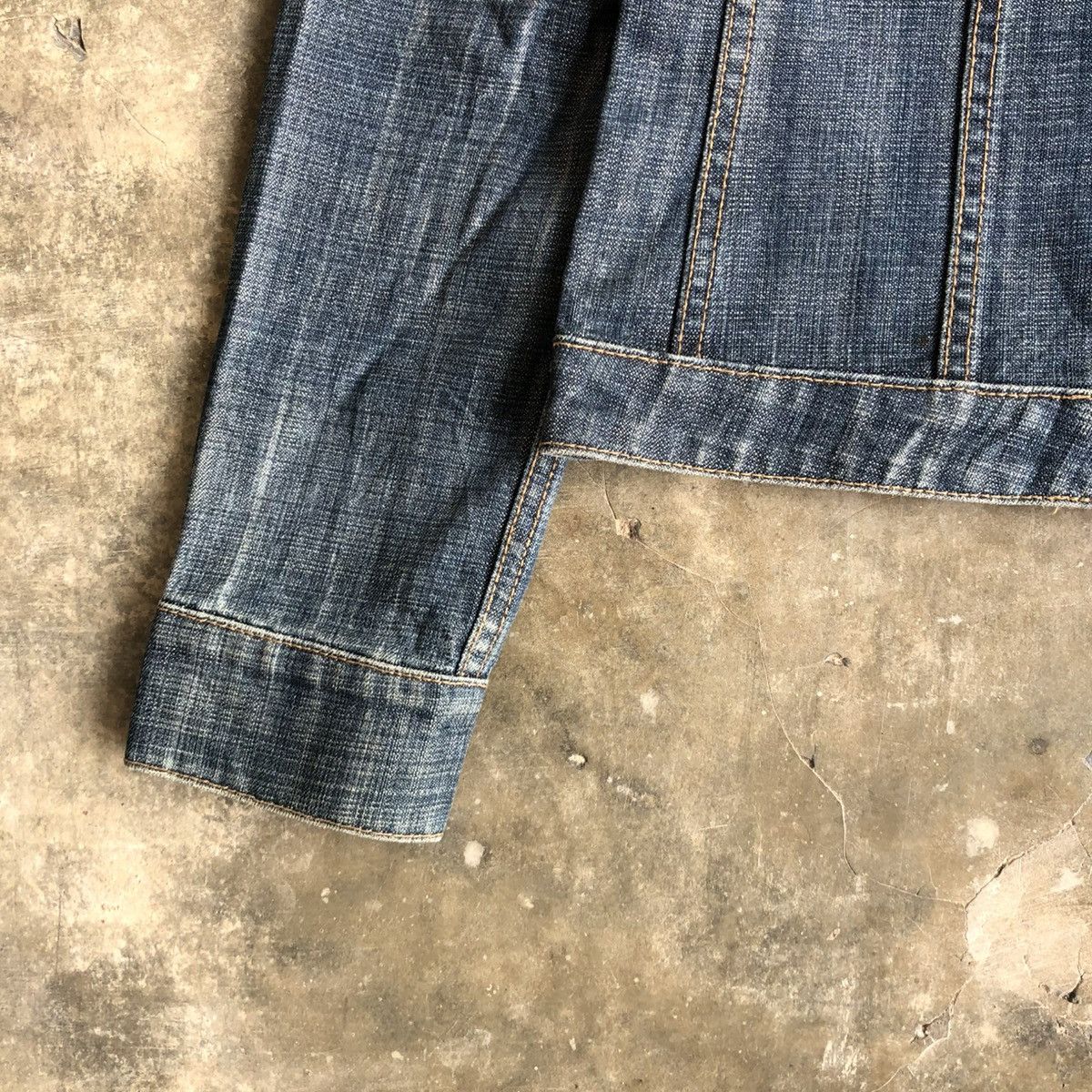 Yohji Yamamoto 🇯🇵 Vintage Ined Japan by Yohji Yamamoto Cropped Denim Jacket Size US XS / EU 42 / 0 - 9 Thumbnail