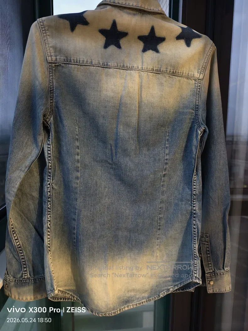 Givenchy Givenchy Starry Denim Shirt Size XS / US 0-2 / IT 36-38 - 2 Thumbnail