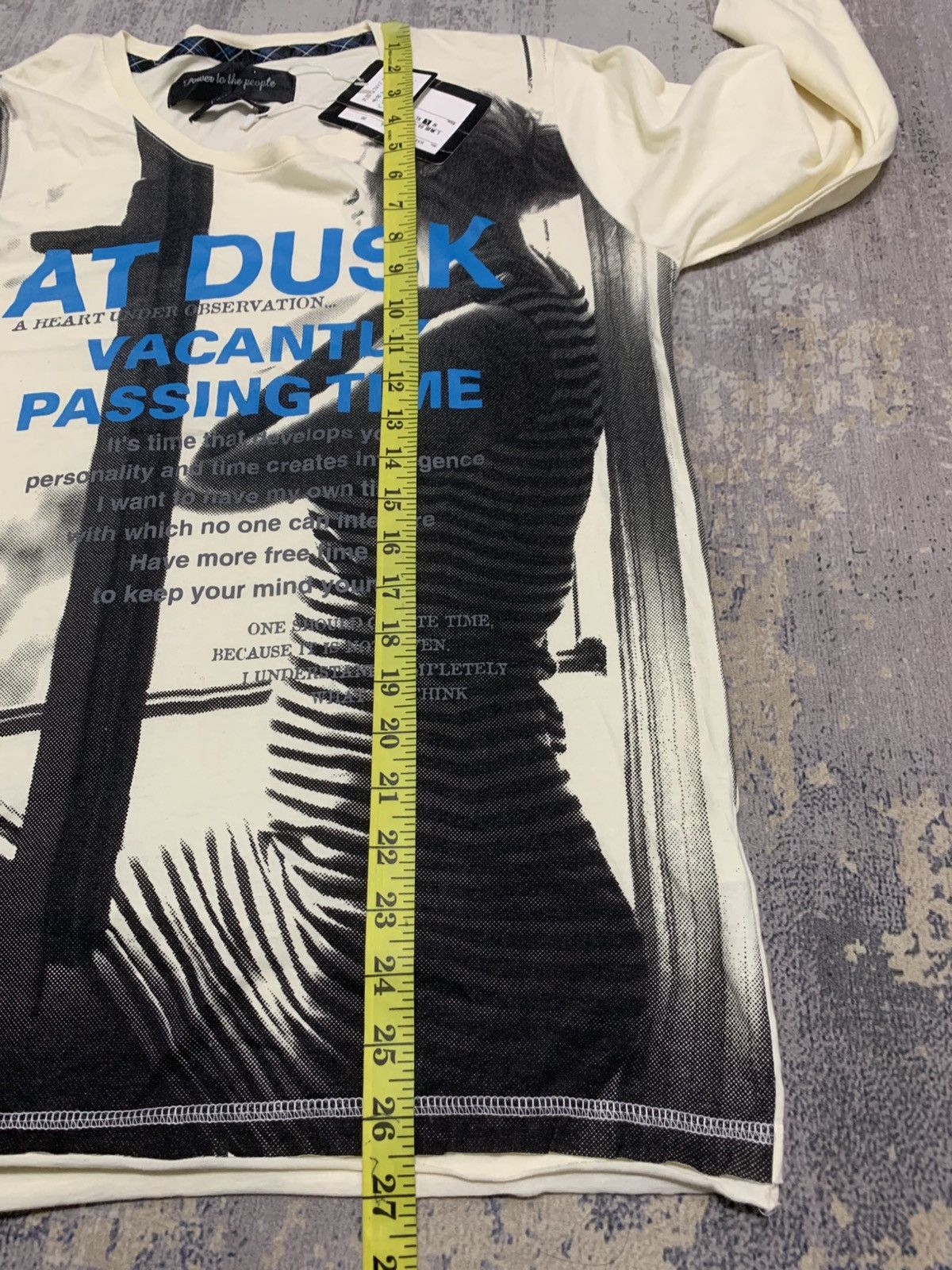 Hysteric Glamour Power To The People Japanese Poem Graphic Long Sleeve Size US L / EU 52-54 / 3 - 10 Thumbnail