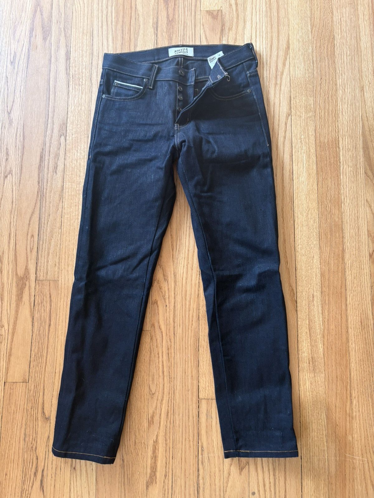 Naked & Famous Naked & famous super guy Size US 30 / EU 46 - 1 Thumbnail