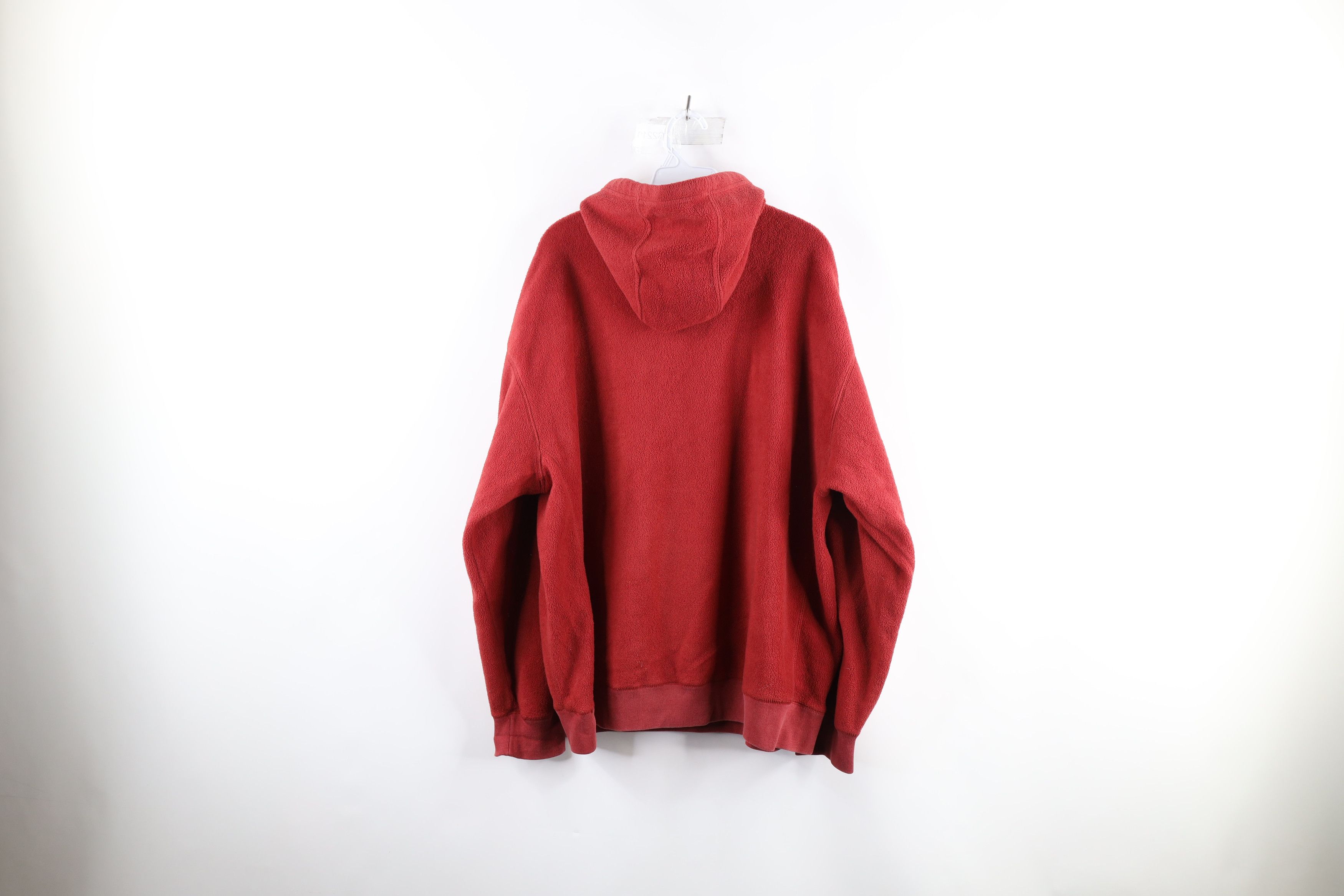 Gap Vintage Gap Athletic Out Block Letter Fleece Hoodie Red Size US XXL / EU 58 / 5 - 6 Thumbnail