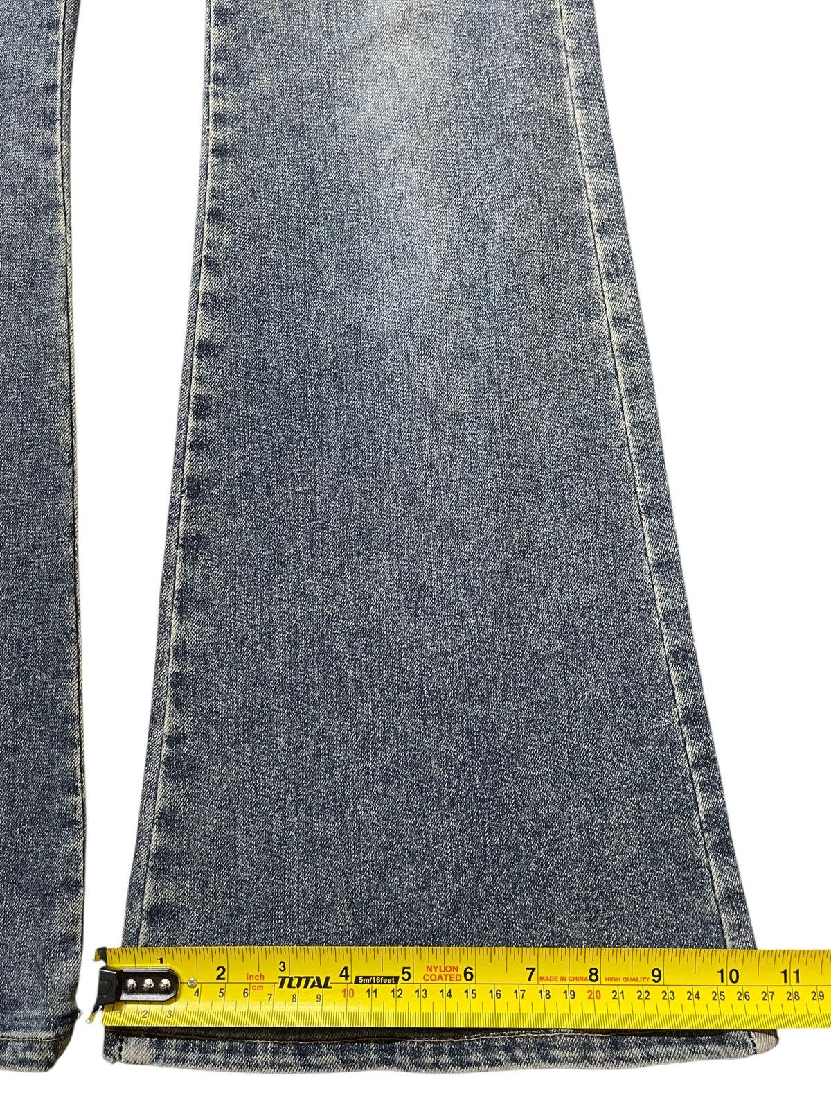 Hysteric Glamour Vintage Japanese Brand Blue Faded Wash Style Flared Wide Leg Size US 31 - 16 Thumbnail