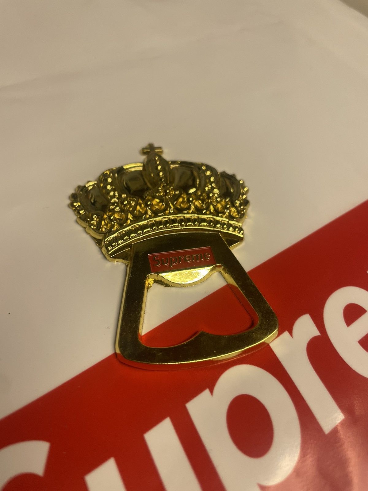 Supreme × Vintage Supreme Gold Crown Bottle Opener FW13 Size ONE SIZE - 4 Thumbnail