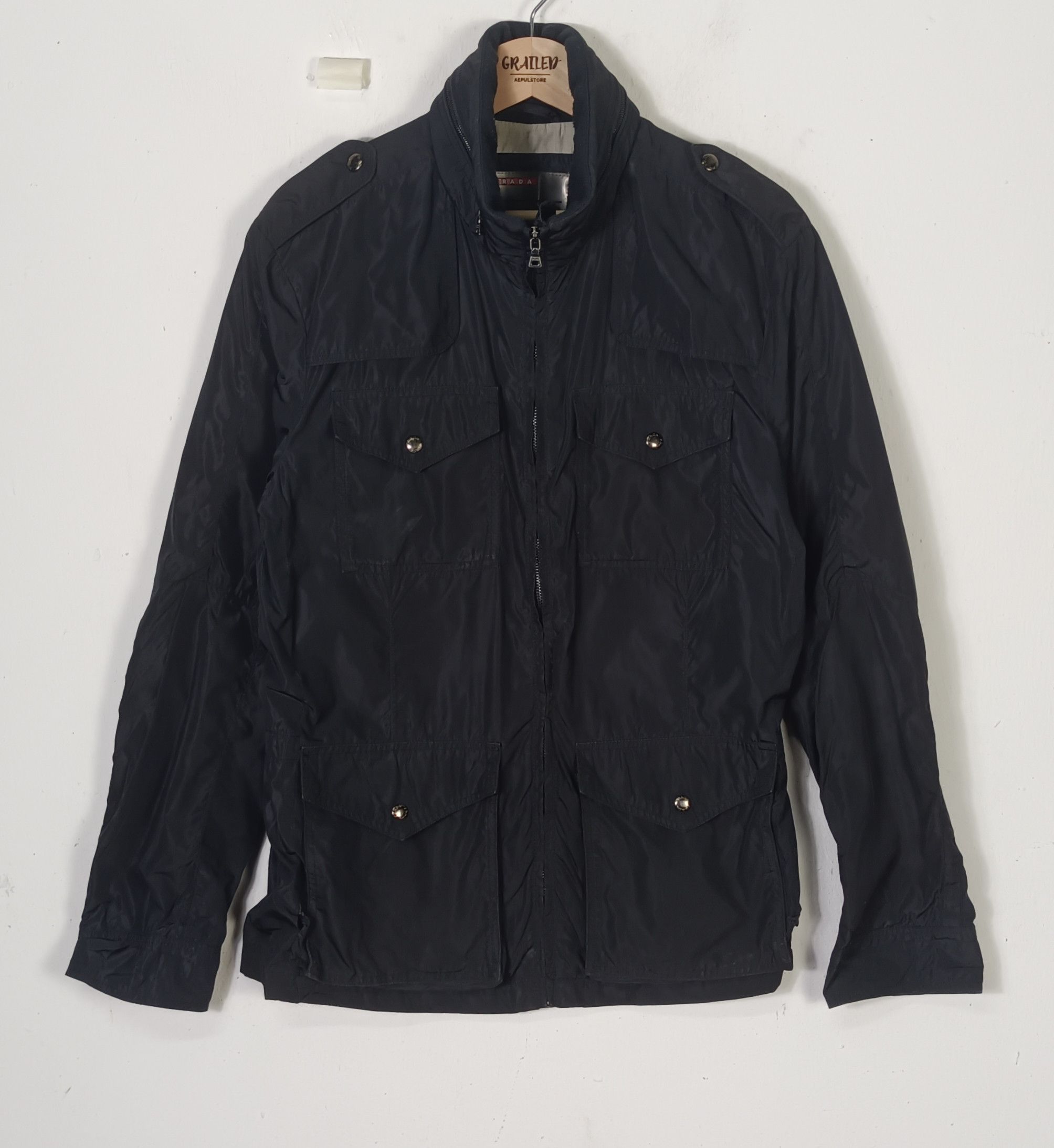 Prada Prada M6 Military Double Collar Jacket Size US M / EU 48-50 / 2 - 1 Thumbnail