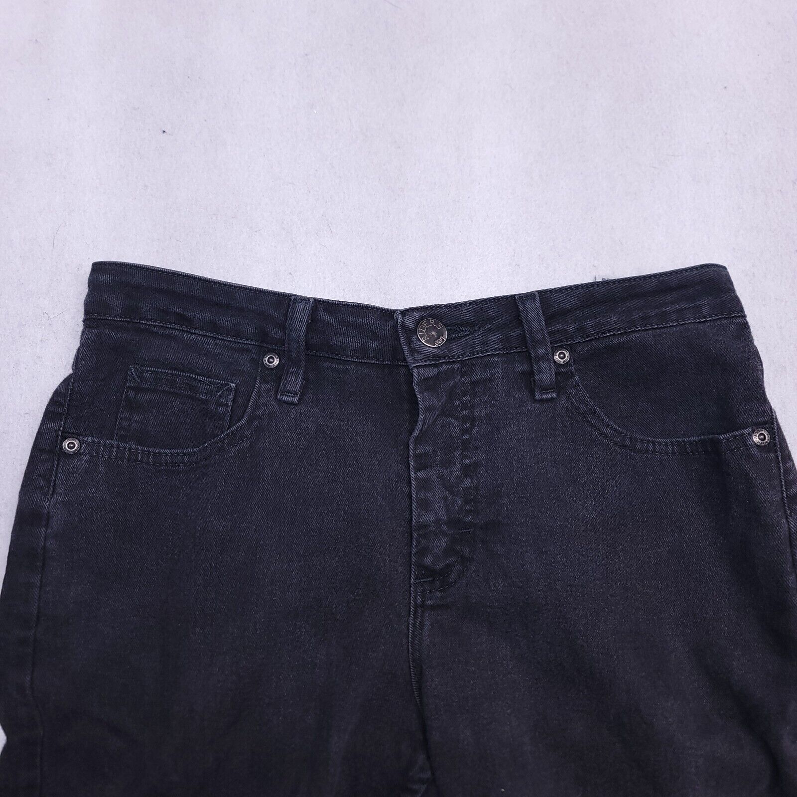 Lee Riders by Lee Casual Button Denim Jeans Womens Size 8P Black Size 29" - 1 Thumbnail