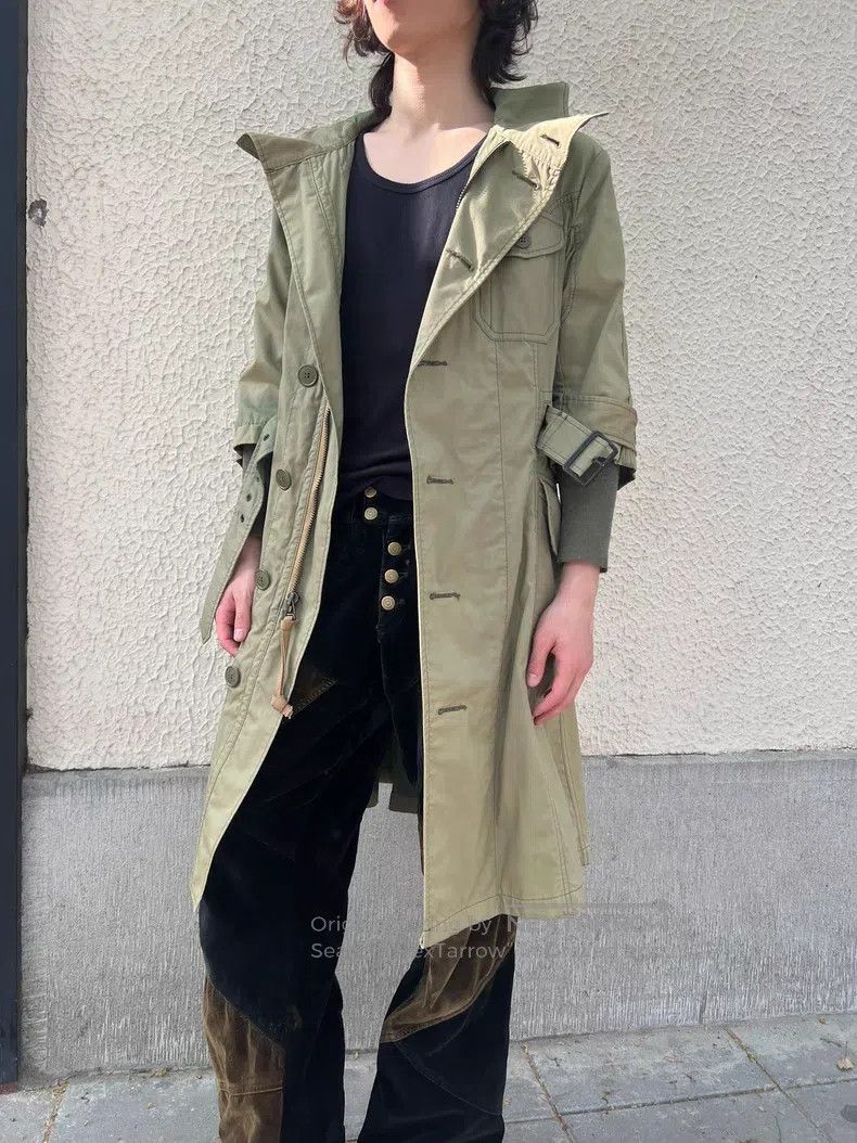 Junya Watanabe Junya Watanabe Military Long Coat Size S / US 4 / IT 40 - 6 Thumbnail