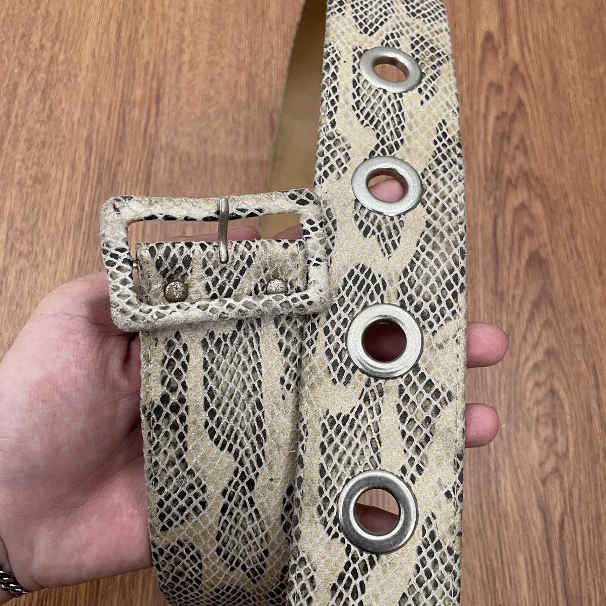 If Six Was Nine × Japanese Brand × Le Grande Bleu (L.G.B.) Snake pattern belt Size ONE SIZE - 2 Thumbnail