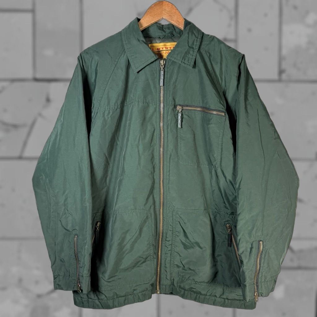 Vintage VTG Limited Outdoors Scout Jacket Full Zip Green Jacket Mens Size M Size US M / EU 48-50 / 2 - 1 Thumbnail