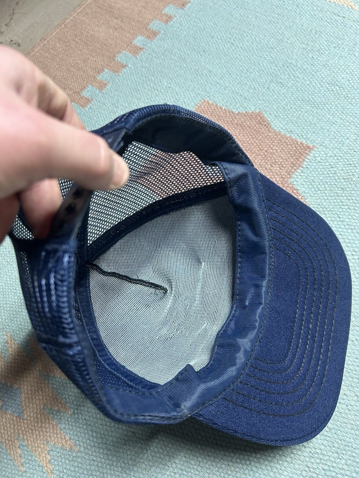 Vintage 80s trucker hat Sweepster Dexter Michigan rotary made USA Size ONE SIZE - 6 Thumbnail