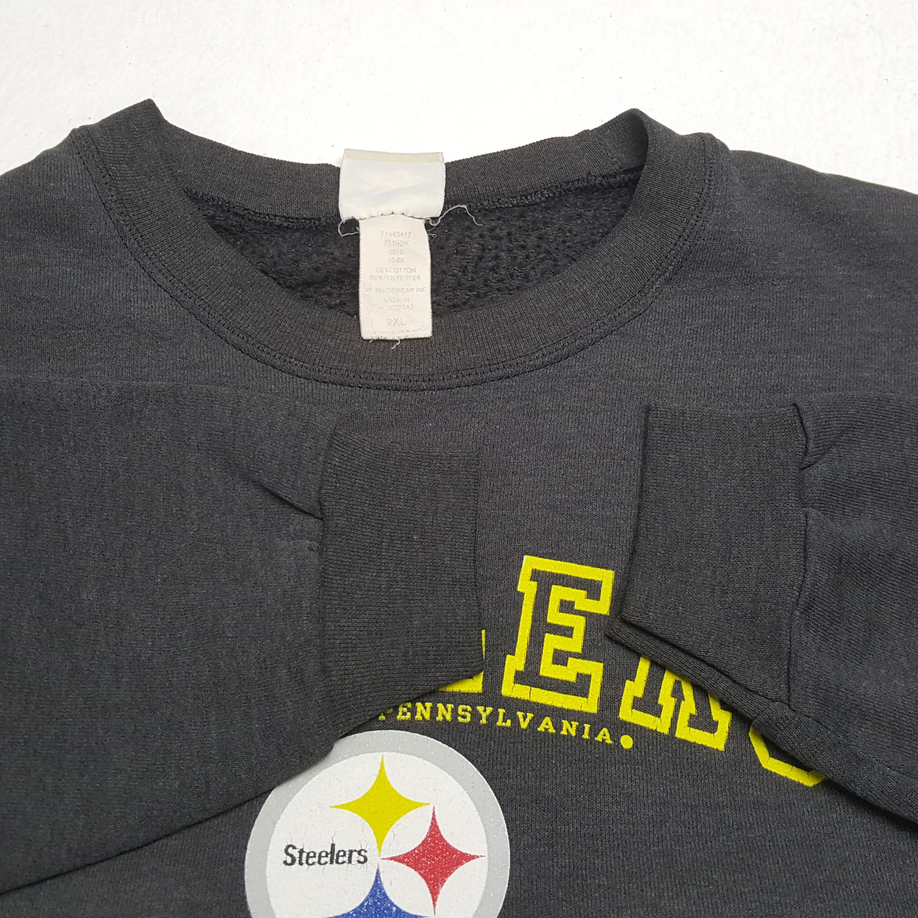 NFL × Vintage Vintage STEELER PITTSHBURGH NFL Team Sweatshirts Size US XXL / EU 58 / 5 - 8 Thumbnail